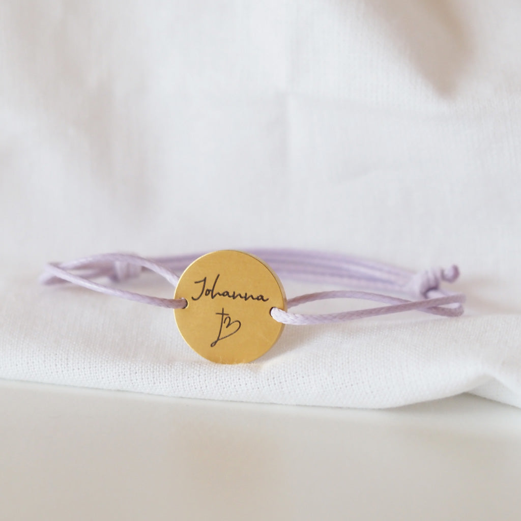 Armbändchen mit persönlicher Gravur