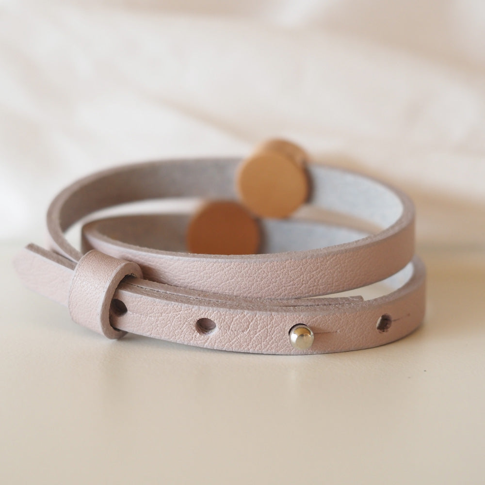 Doppeltes Lederarmband Best Friends