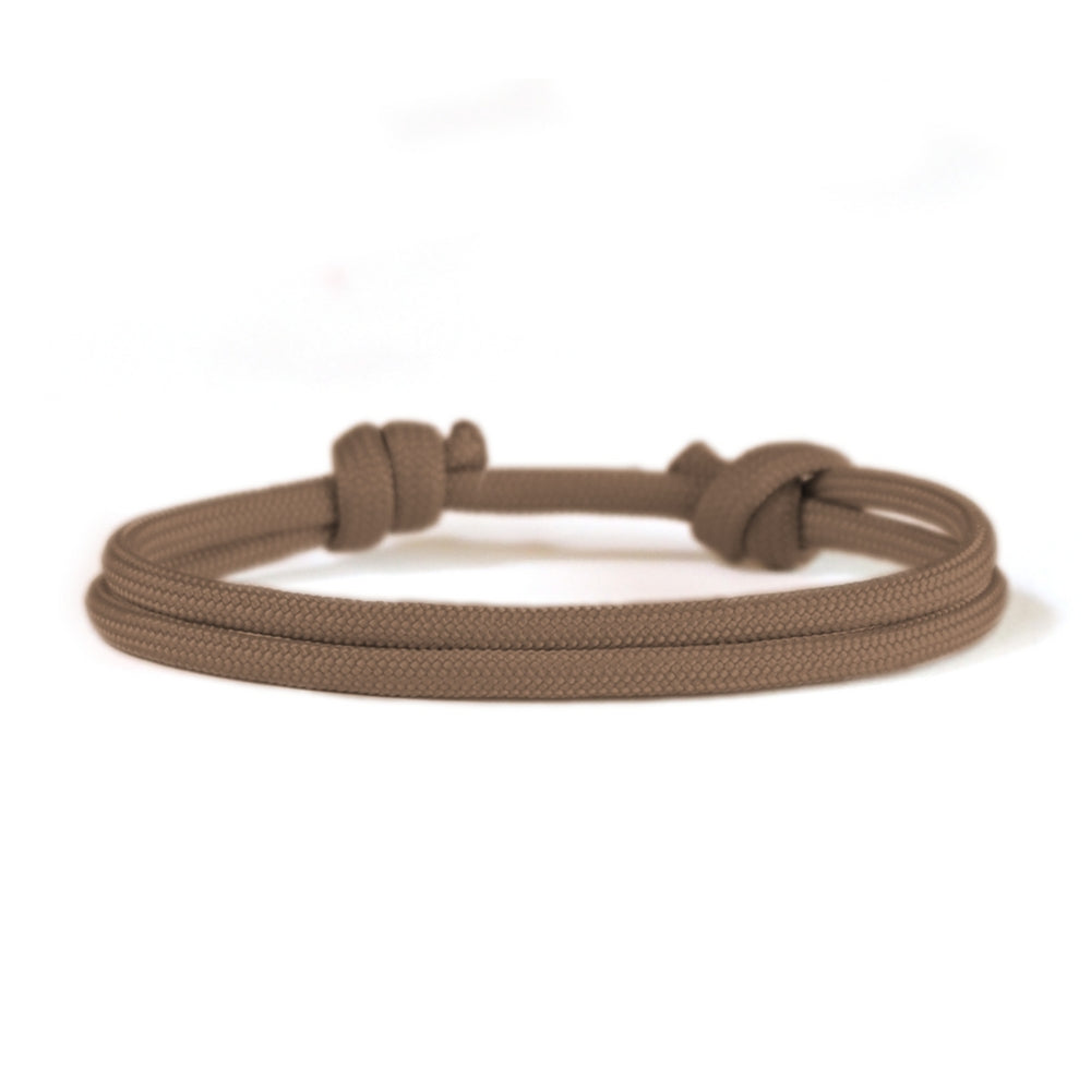 Segeltauarmband Braun