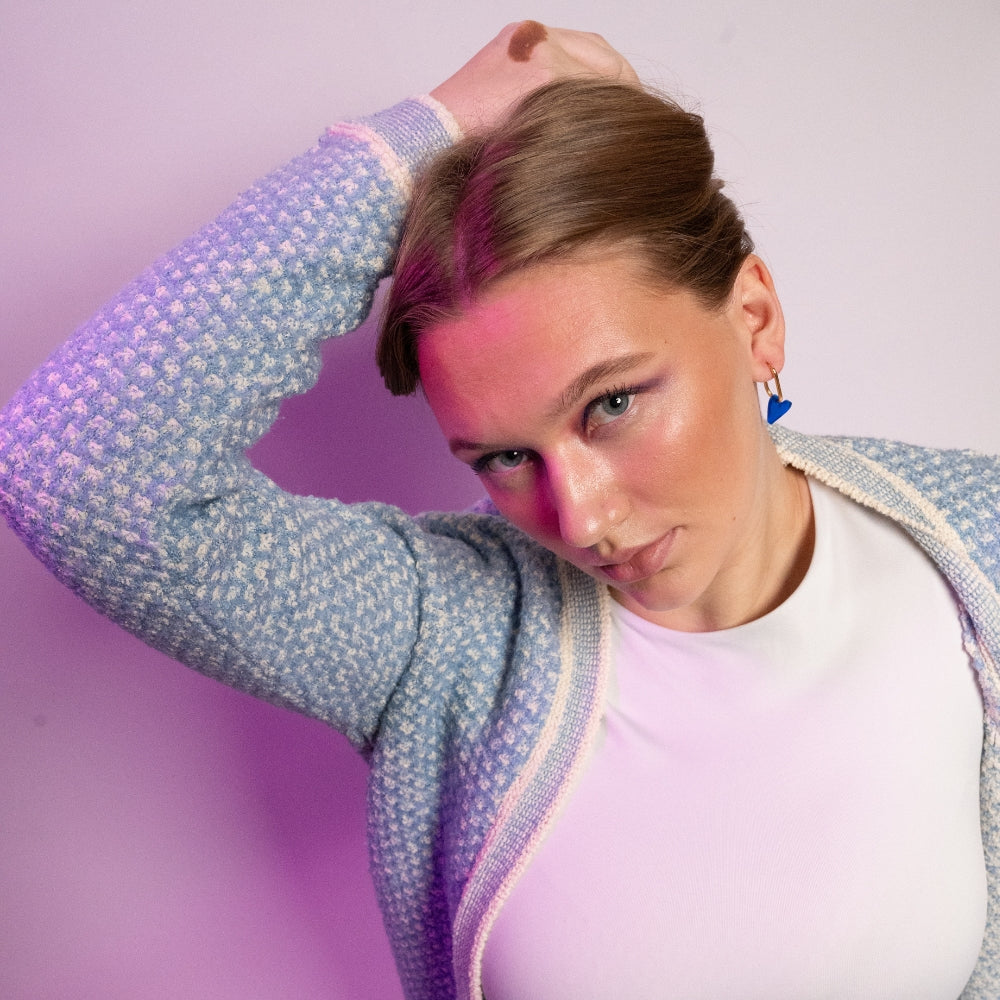 Acryl Ohrhänger Herz