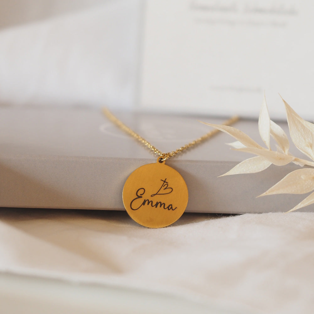 Edelstahlkette mit persönlicher Gravur