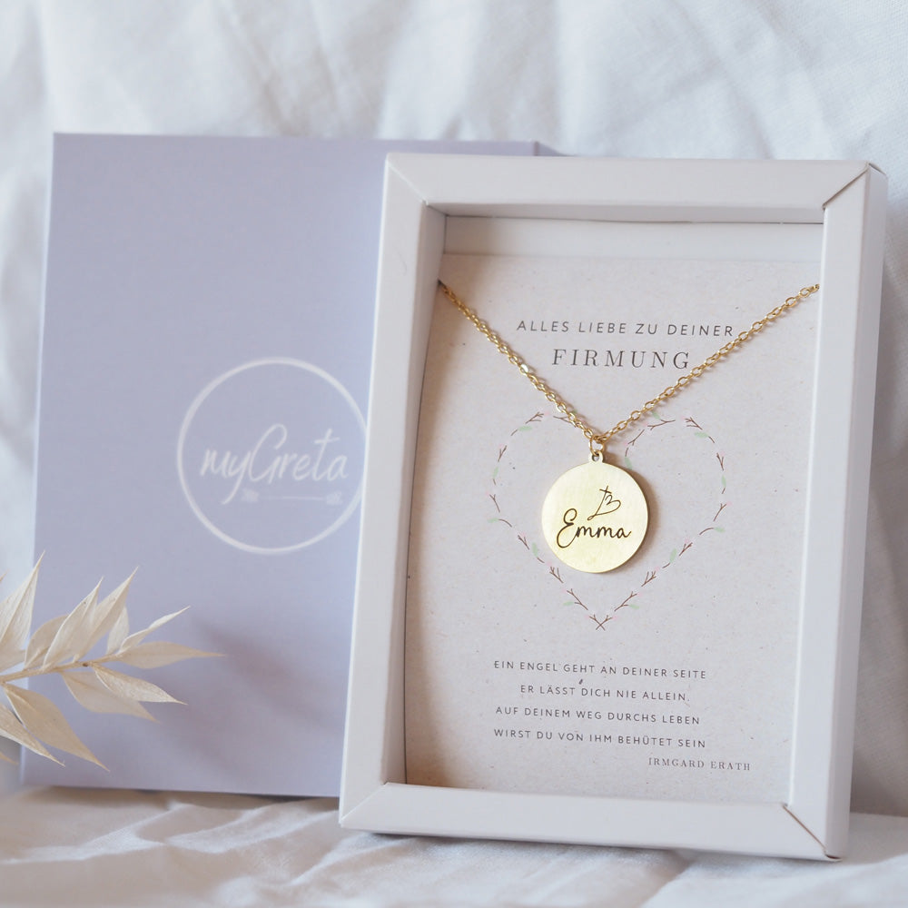 Edelstahlkette mit persönlicher Gravur