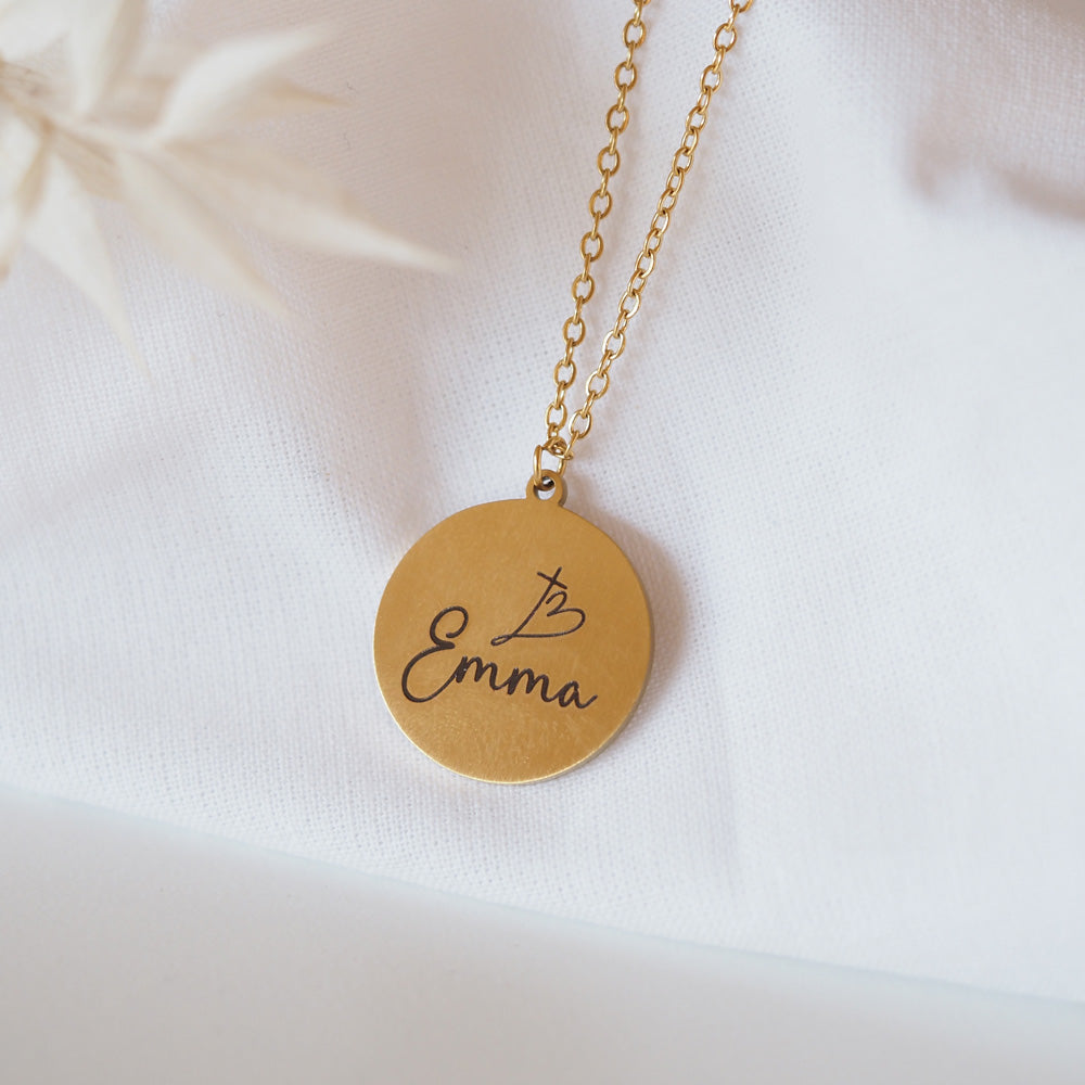 Edelstahlkette mit persönlicher Gravur