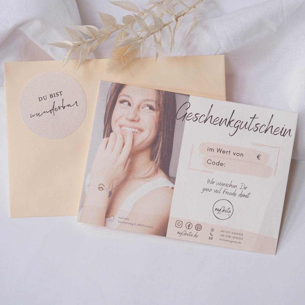 Geschenkgutschein per Post