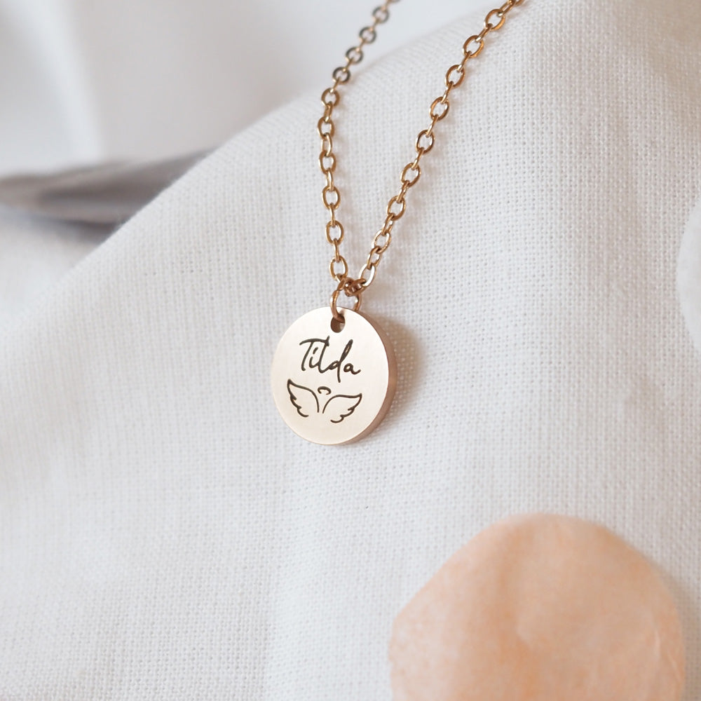 Edelstahlkette mit persönlicher Gravur