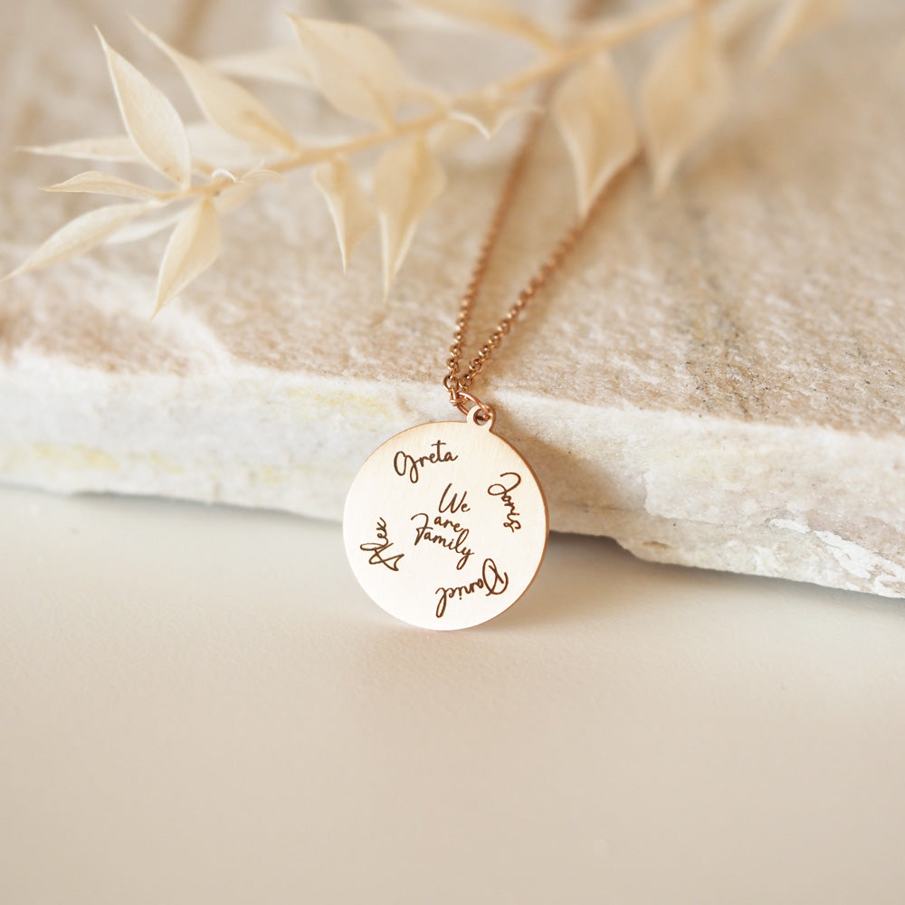 Personalisierte Halskette Family