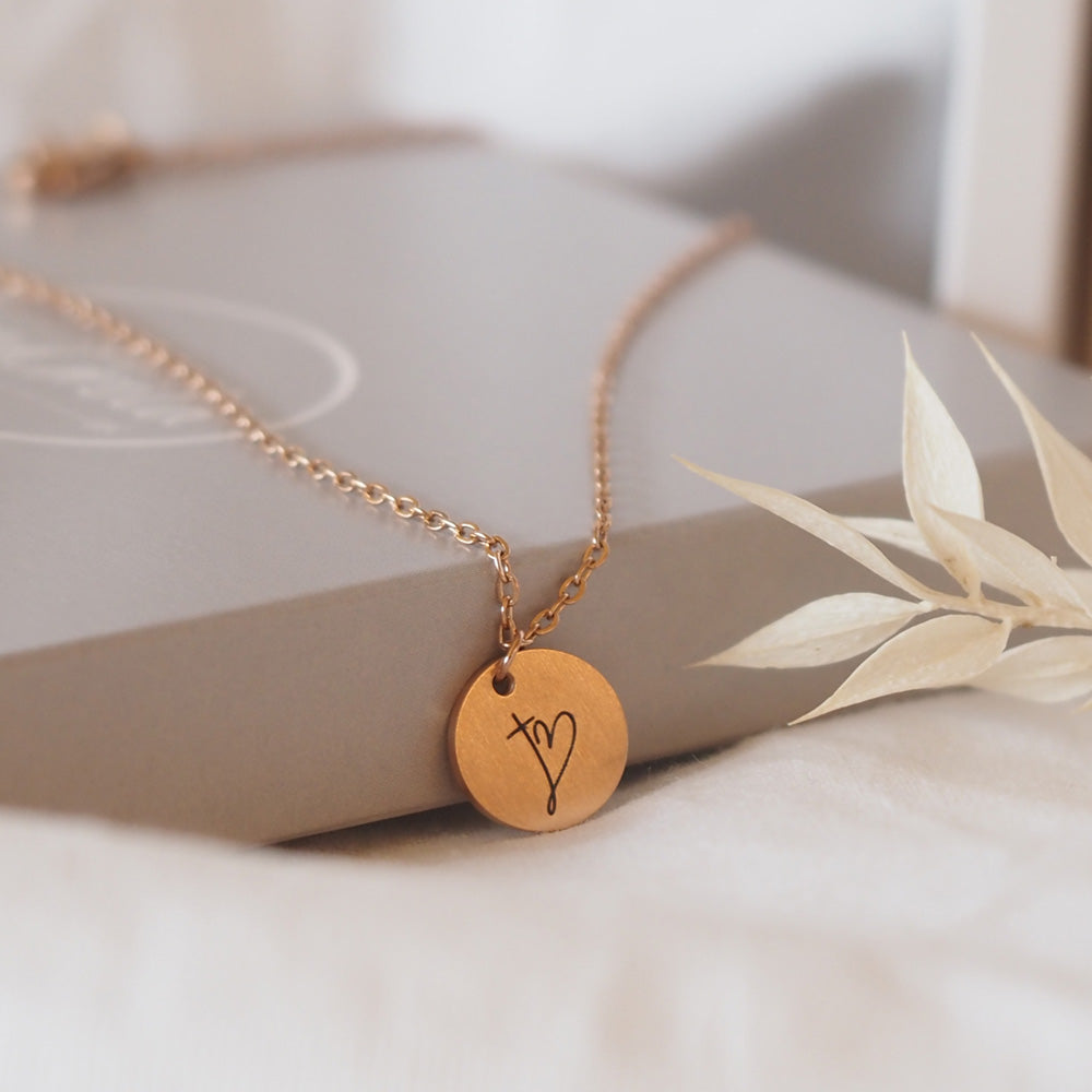 Edelstahlkette mit persönlicher Gravur