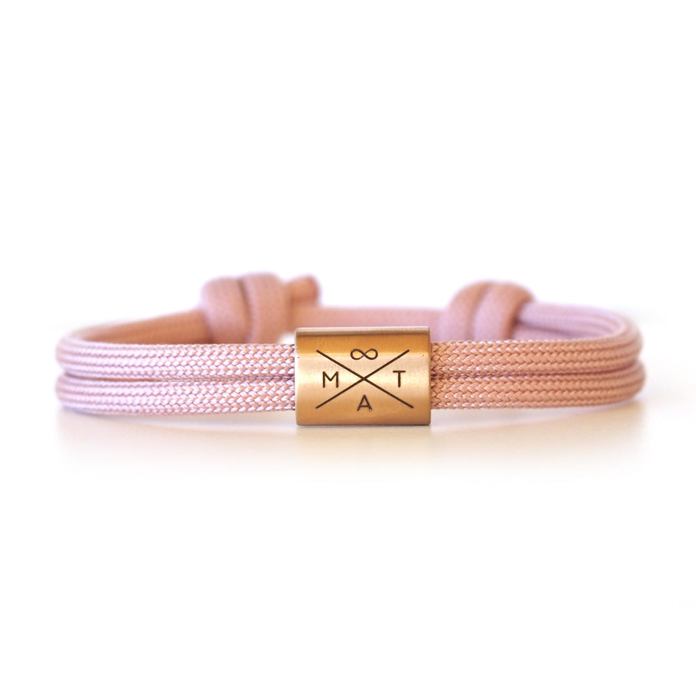 Segeltau Armband personalisiert mit Initialien