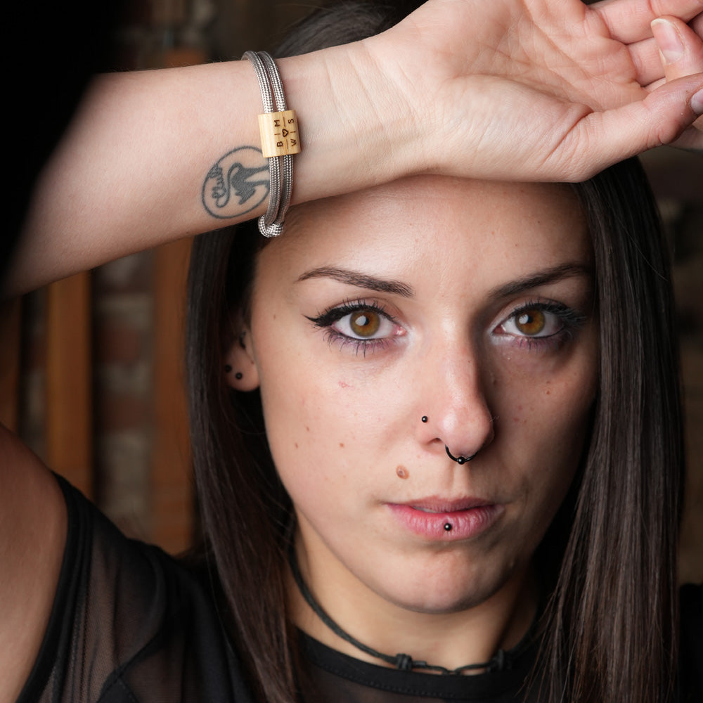 myjori Segeltau Armband mit Initialen Wunschgravur