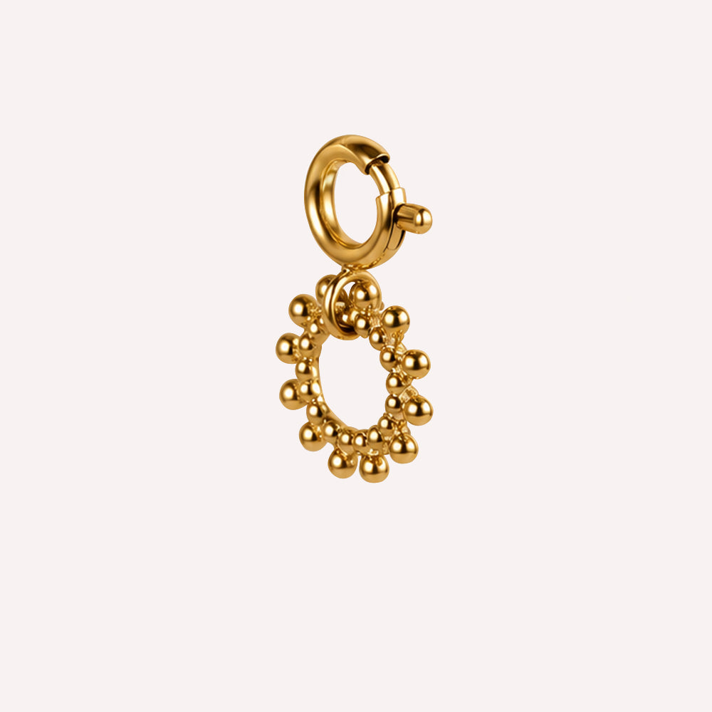 Edelstahl Anhänger für Armkettchen Ring gold & silber