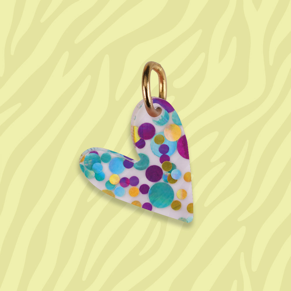 Herz Anhänger für Ketten verschiedene Muster aus Acryl Mix & Match - myGreta Charms