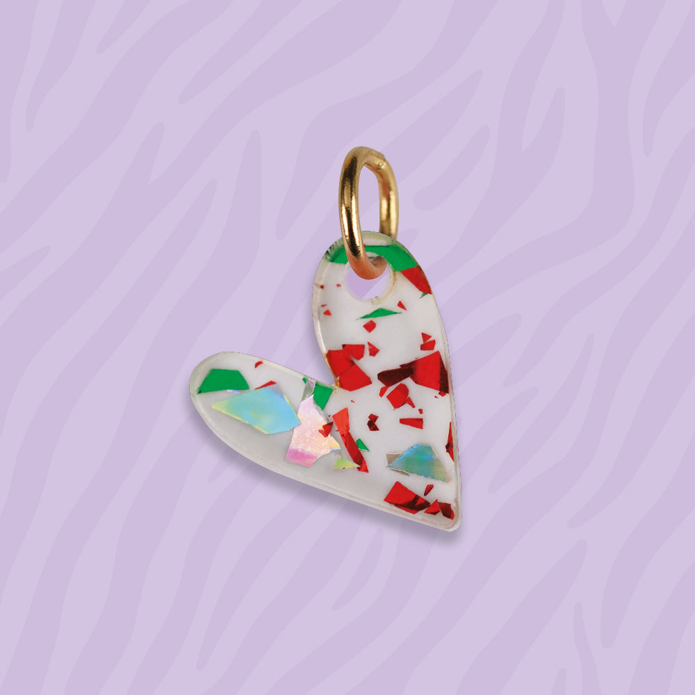 Herz Anhänger für Ketten verschiedene Muster aus Acryl Mix & Match - myGreta Charms