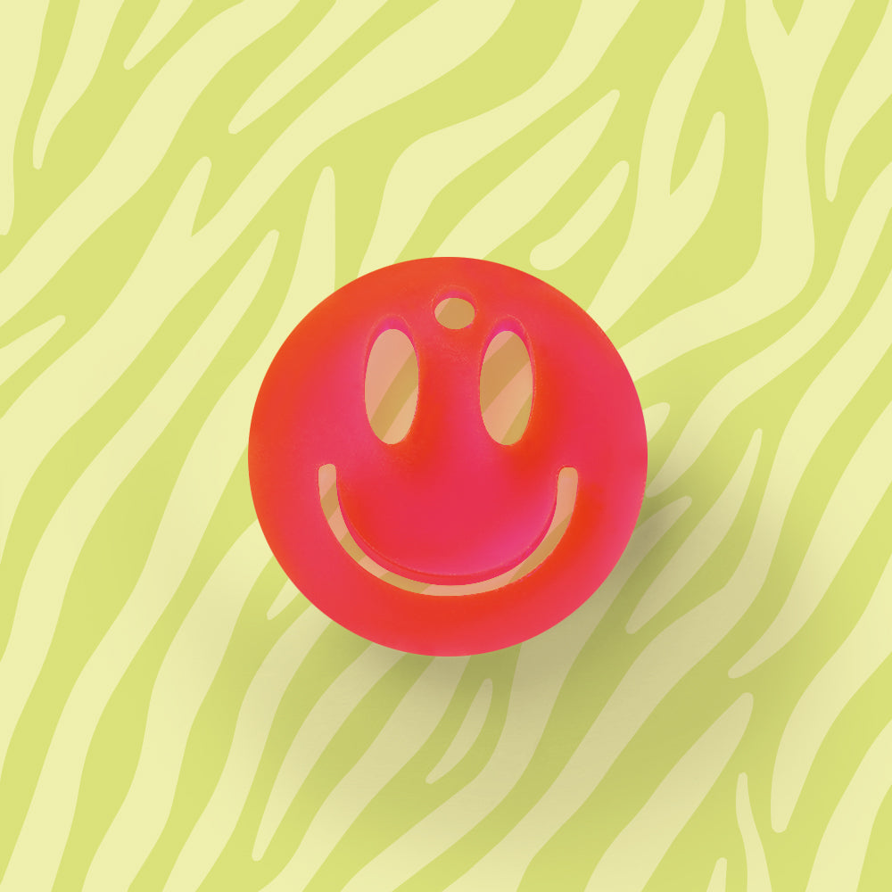 Smiley Anhänger für Ohrring Neon verschiedene Farben aus Acryl Mix & Match - myGreta Charms