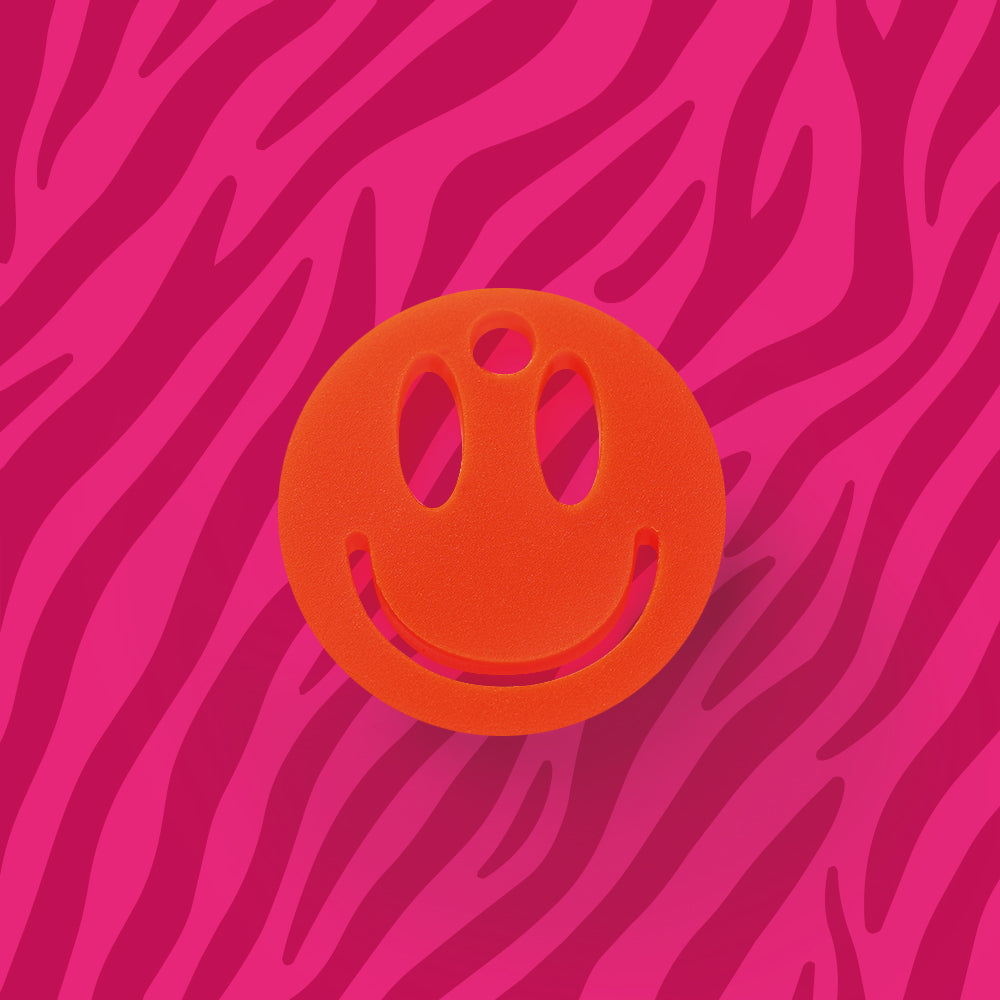 Smiley Anhänger für Ohrring Neon verschiedene Farben aus Acryl Mix & Match - myGreta Charms
