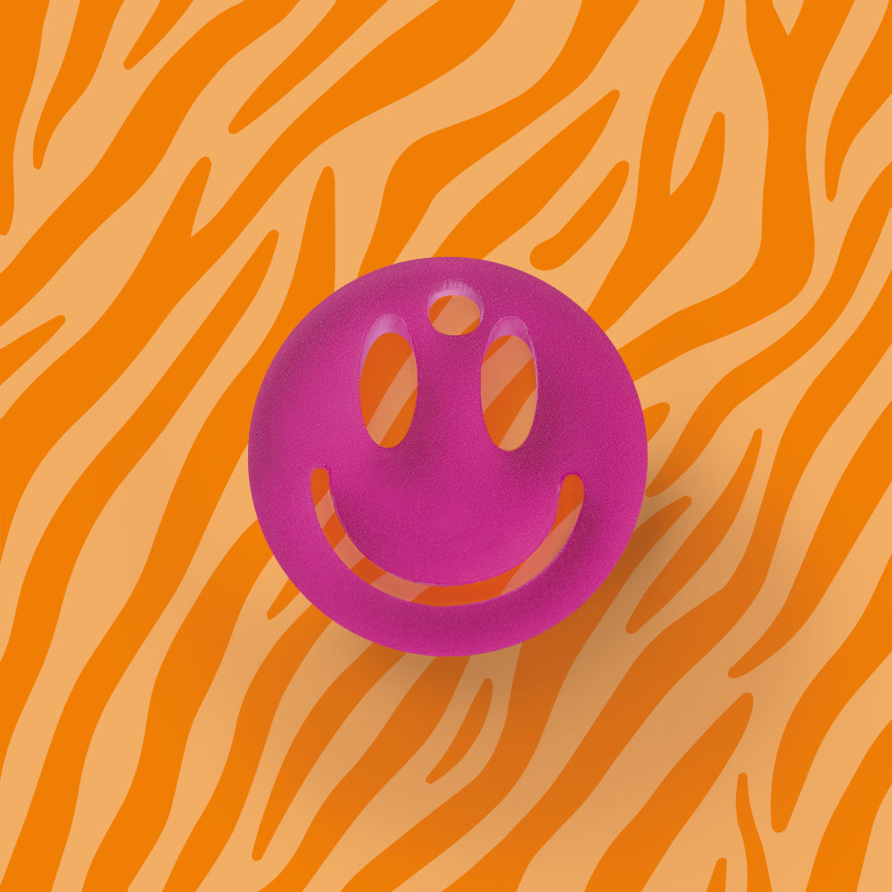 Smiley Anhänger für Ohrring Uni verschiedene Farben aus Acryl Mix & Match - myGreta Charms