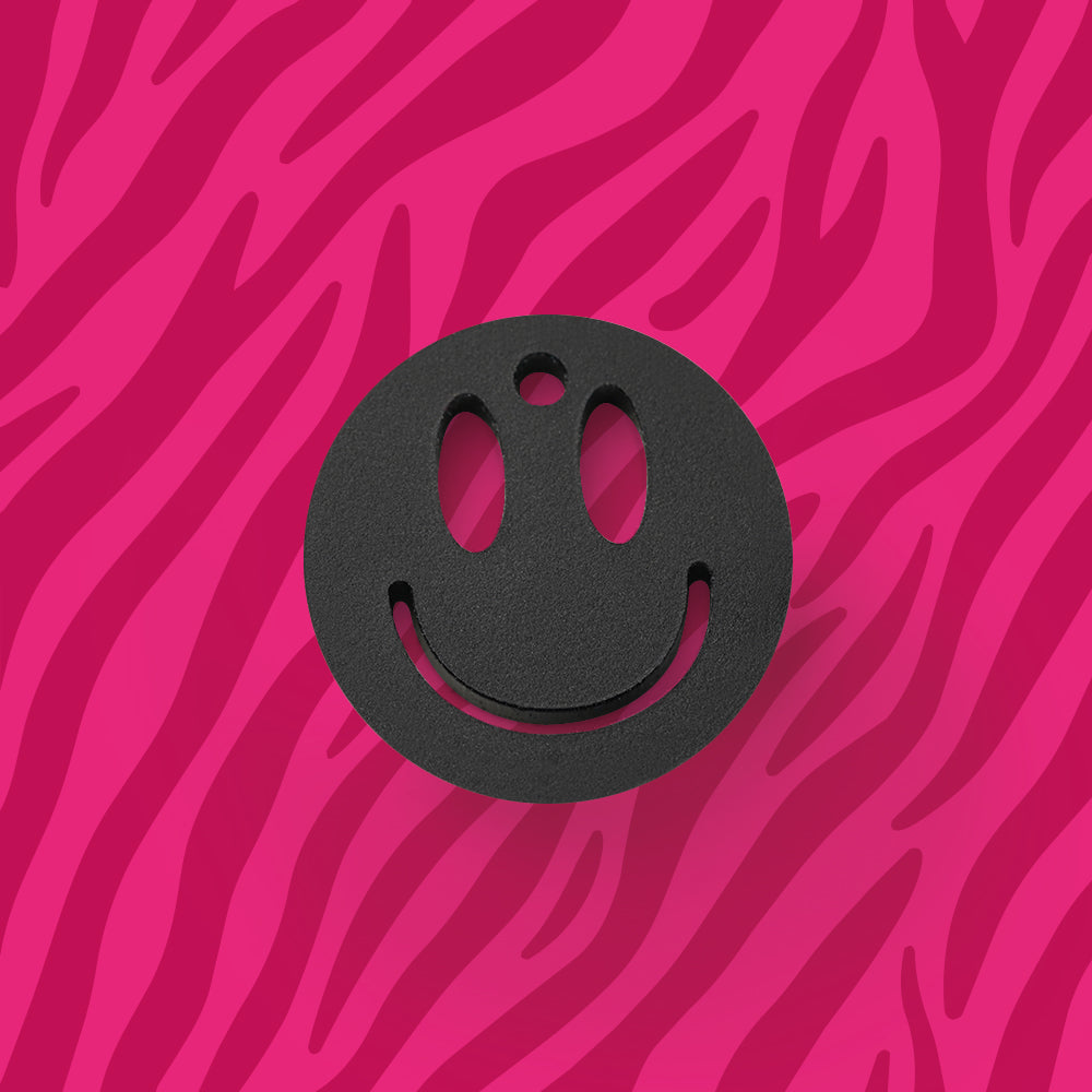 Smiley Anhänger für Ohrring Uni verschiedene Farben aus Acryl Mix & Match - myGreta Charms