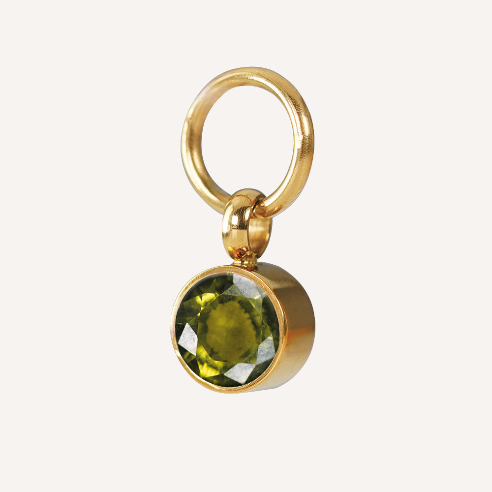 Edelstahl Anhänger Geburtsstein gold & silber für Mix & Match - myGreta Charms