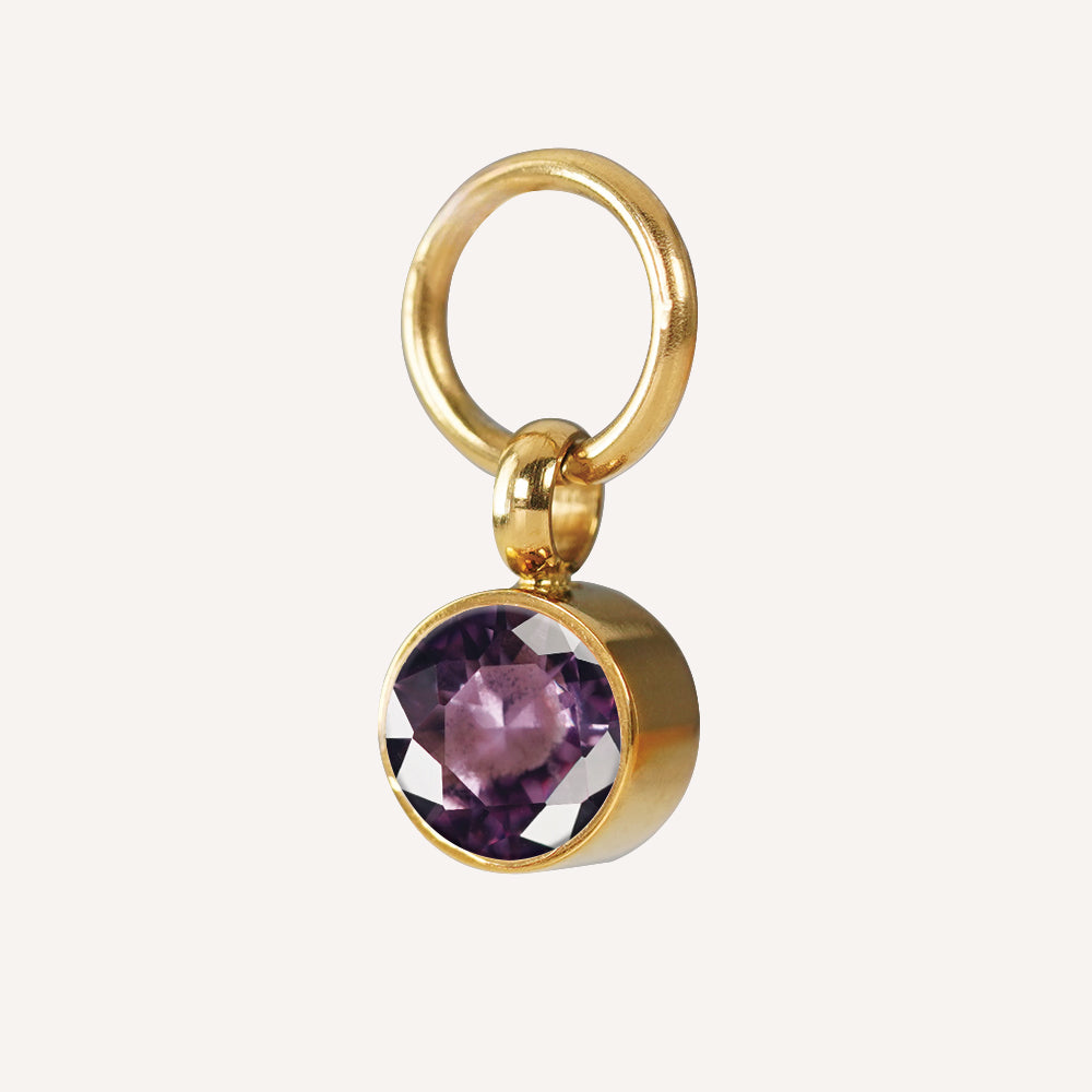 Edelstahl Anhänger Geburtsstein gold & silber für Mix & Match - myGreta Charms