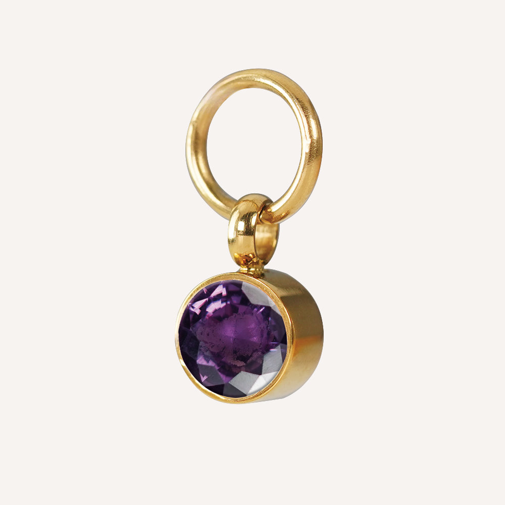 Edelstahl Anhänger Geburtsstein gold & silber für Mix & Match - myGreta Charms