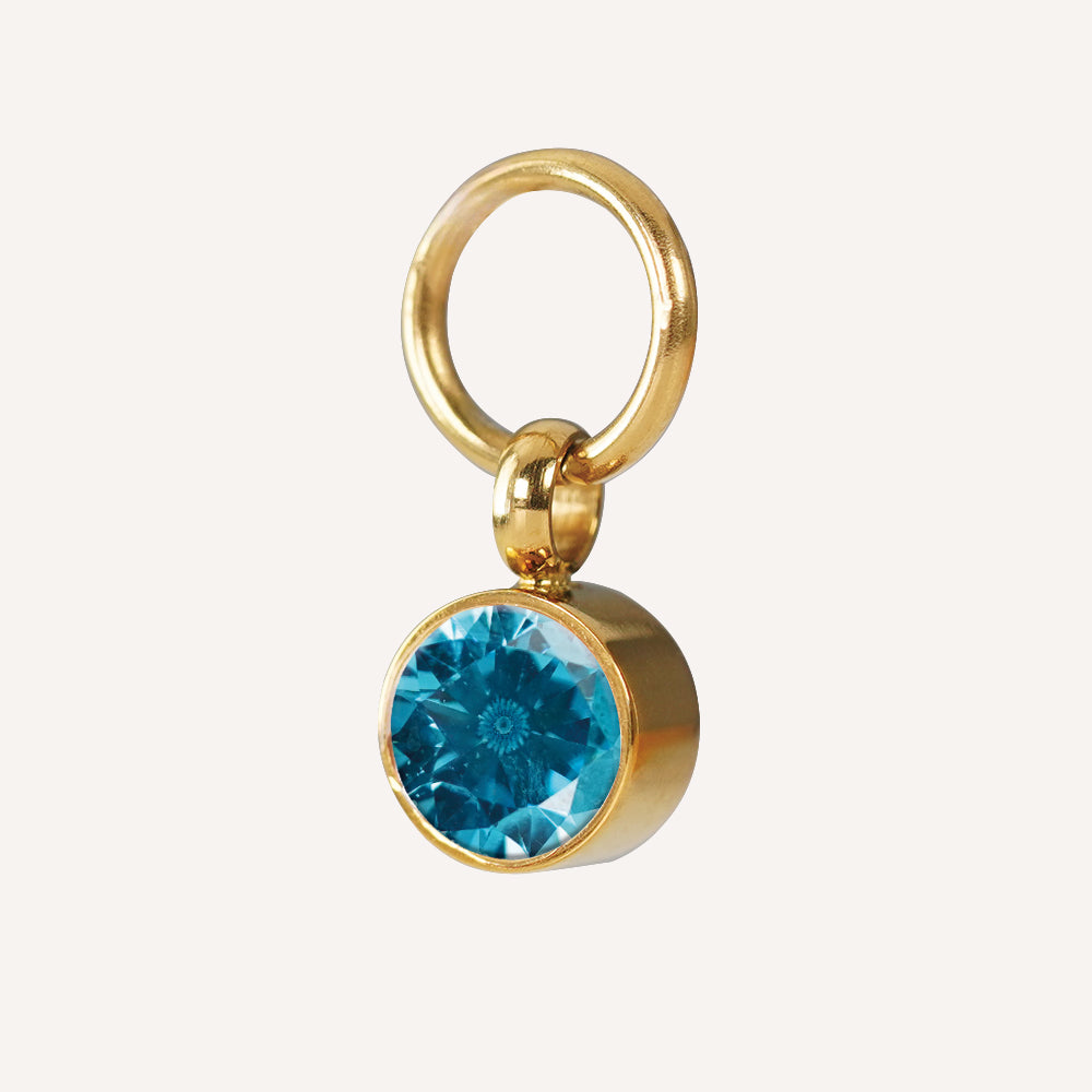 Edelstahl Anhänger Geburtsstein gold & silber für Mix & Match - myGreta Charms