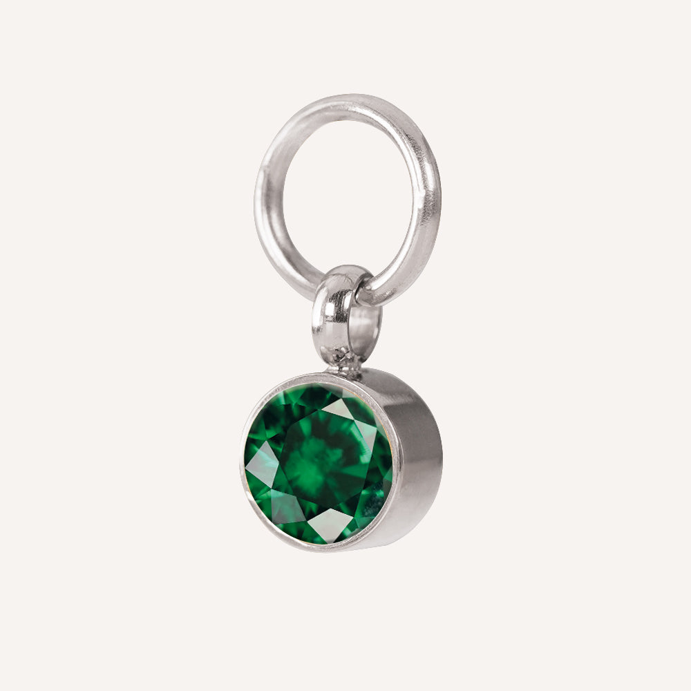 Edelstahl Anhänger Geburtsstein gold & silber für Mix & Match - myGreta Charms