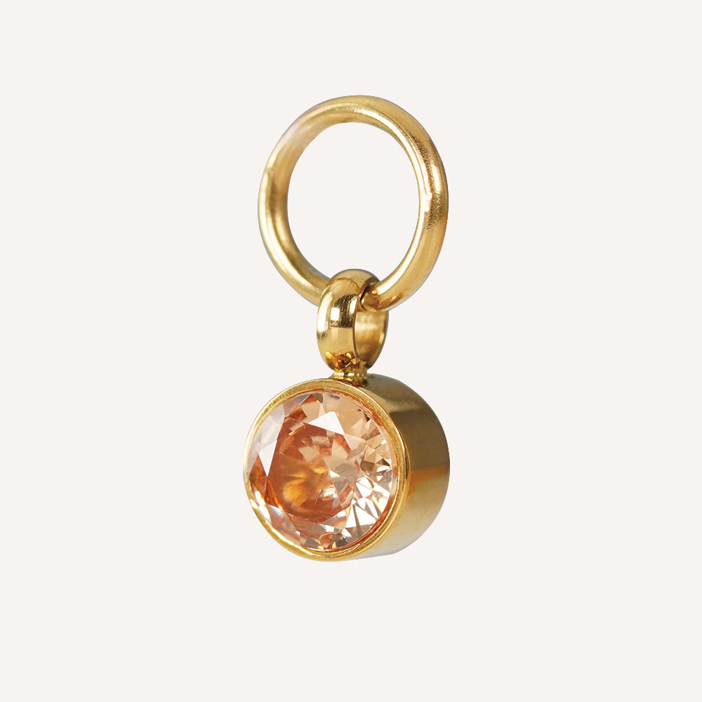Edelstahl Anhänger Geburtsstein gold & silber für Mix & Match - myGreta Charms
