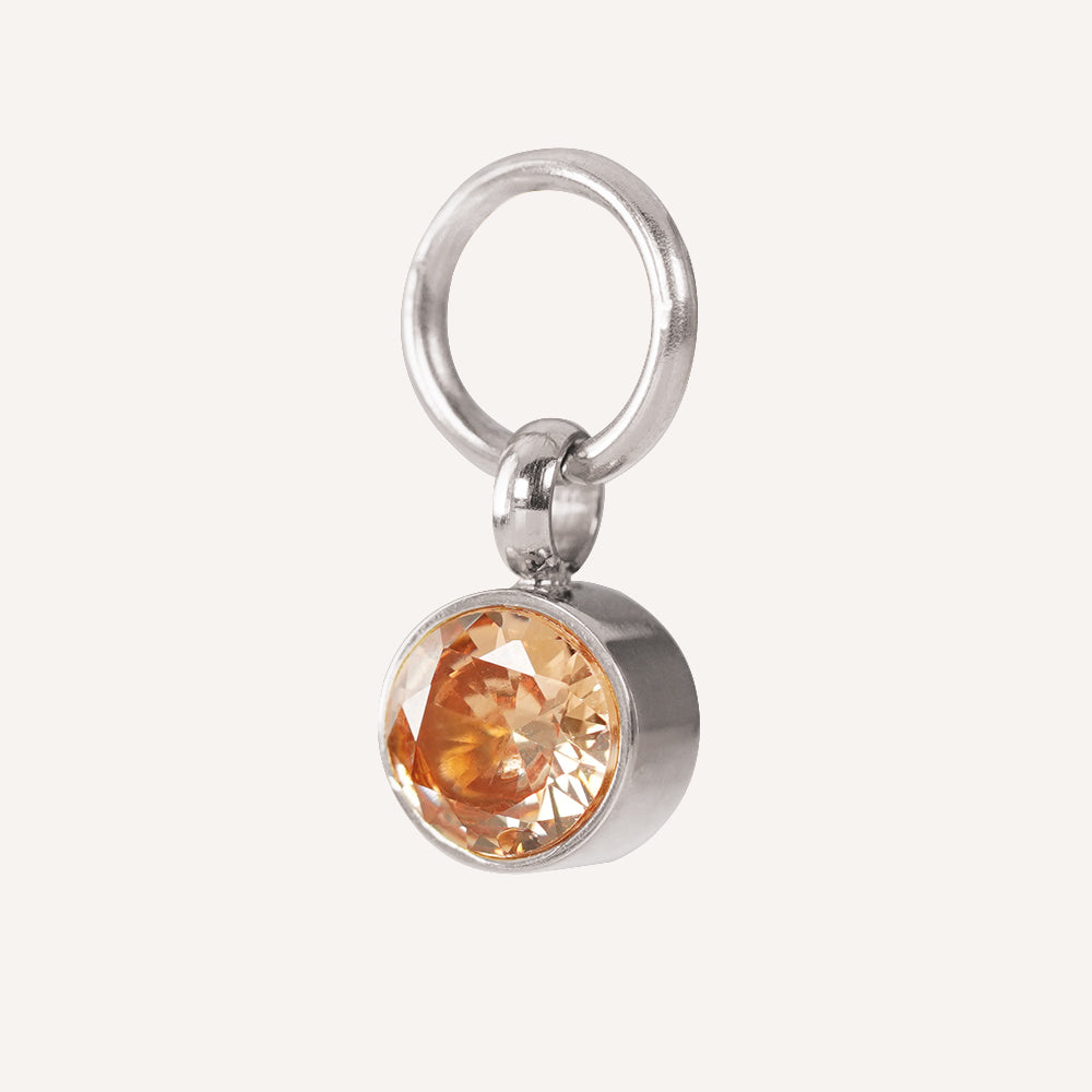 Edelstahl Anhänger Geburtsstein gold & silber für Mix & Match - myGreta Charms
