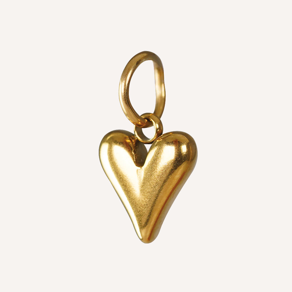 Edelstahl Anhänger Herz gold & silber für Mix & Match - myGreta Charms
