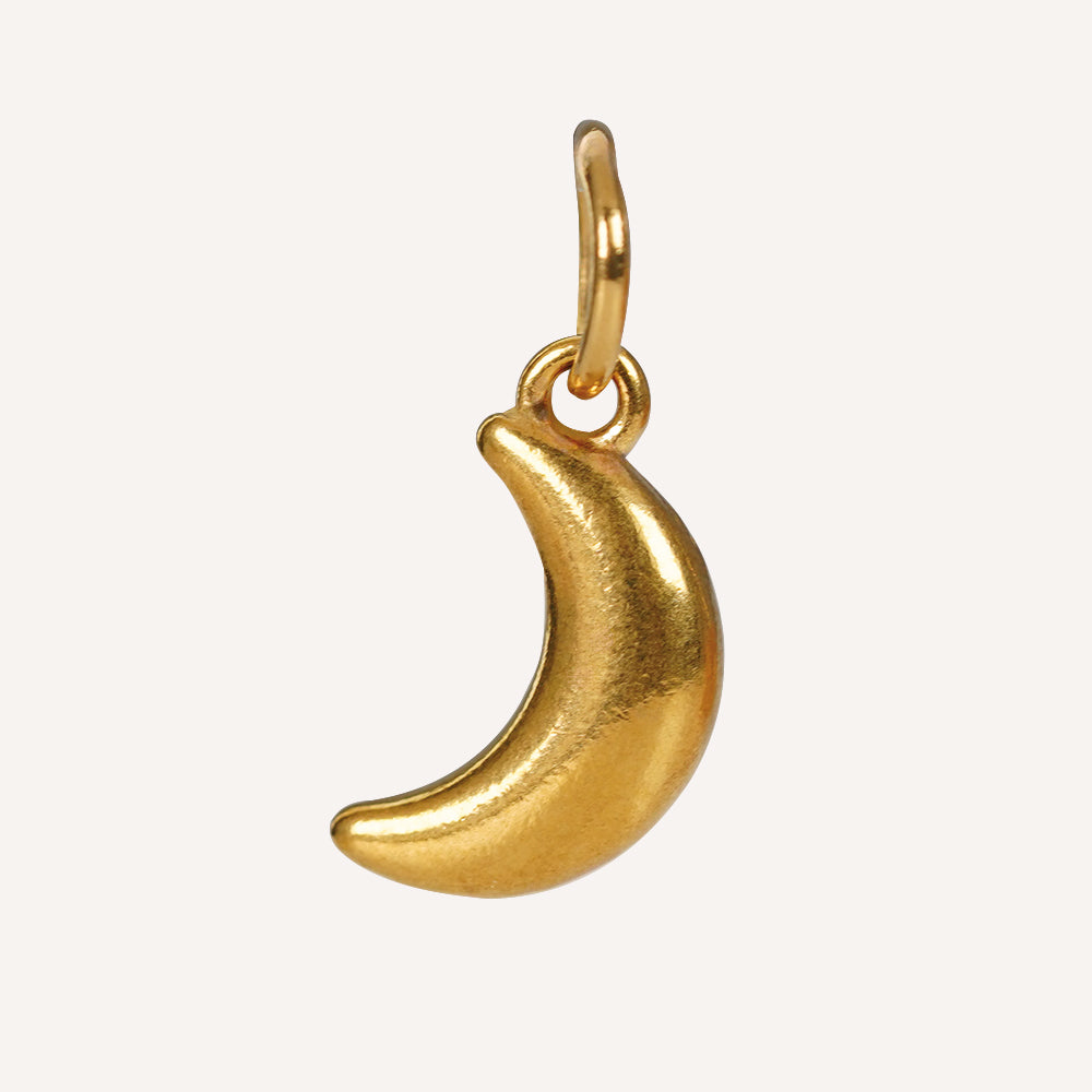 Edelstahl Anhänger Mond gold & silber für Mix & Match - myGreta Charms