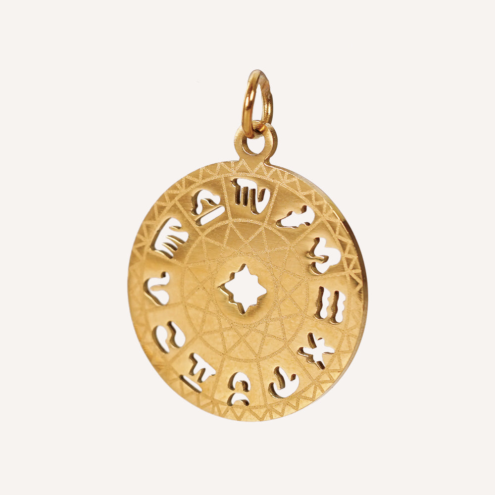 Edelstahl Anhänger Sternzeichen gold für Mix & Match - myGreta Charms