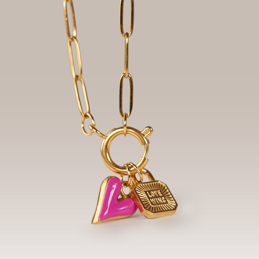 Edelstahl Gliederkette gold & silber für Charms Mix & Match - myGreta Basic Paperclip