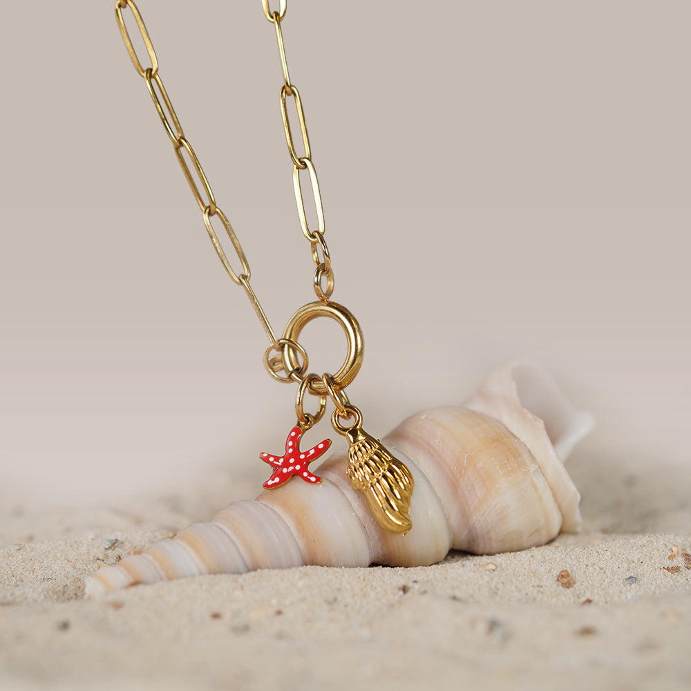 Edelstahl Anhänger Seestern gold & silber für Mix & Match - myGreta Charms