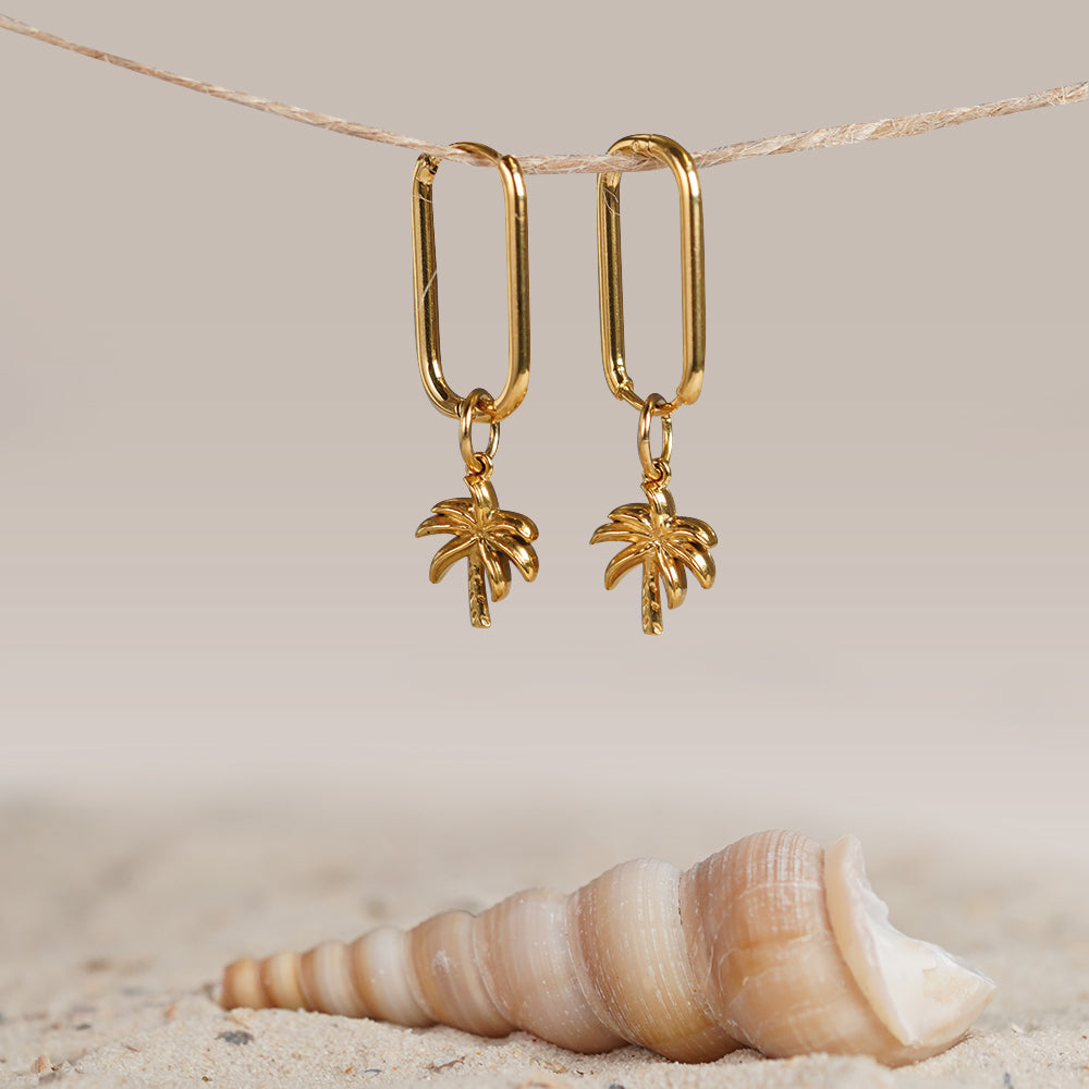 Edelstahl Anhänger Palme gold & silber für Mix & Match - myGreta Charms