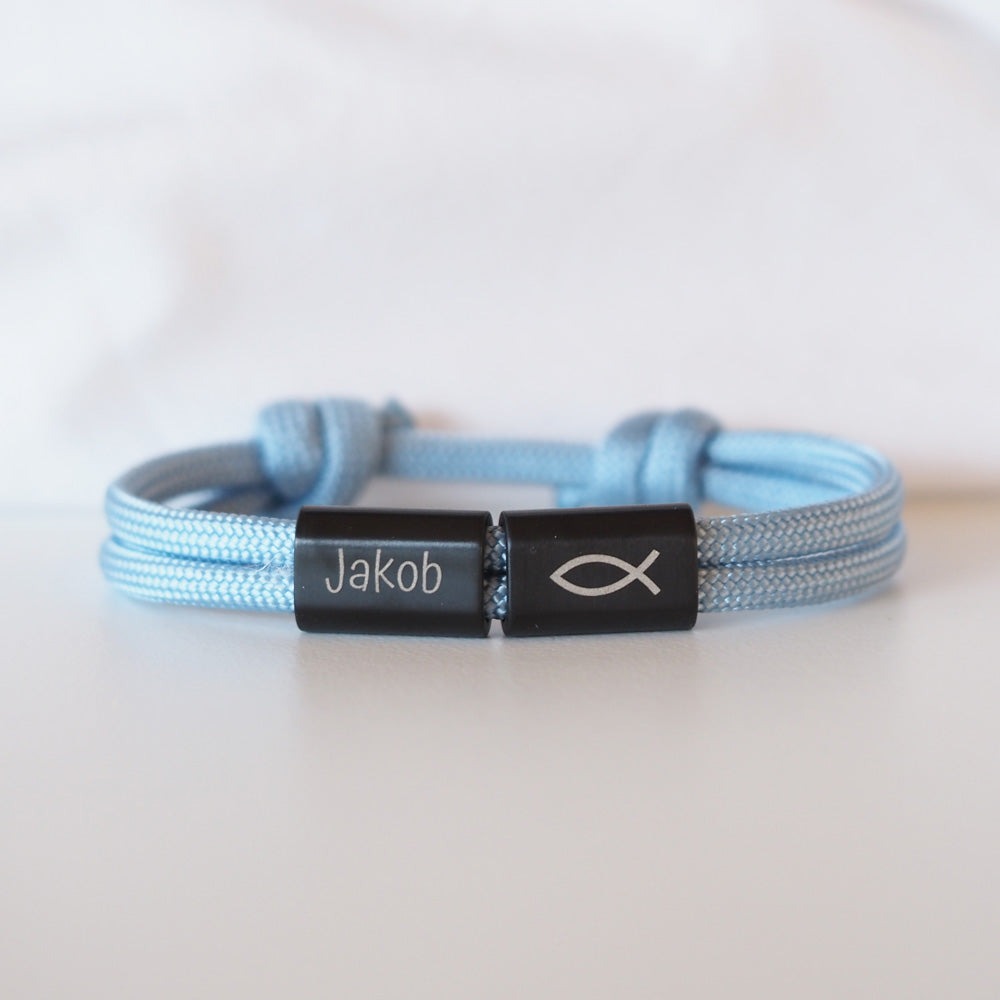 Segeltauarmband zur Konfirmation und Kommunion