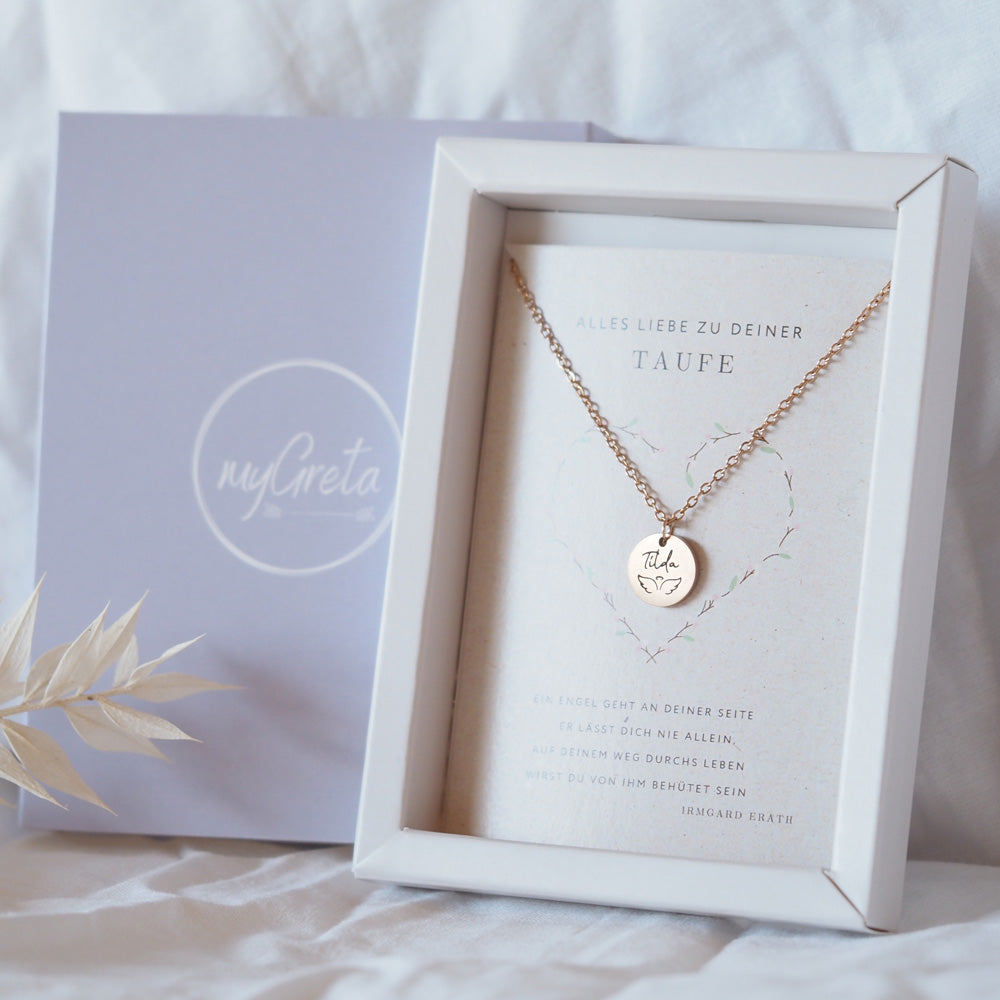 Edelstahlkette mit persönlicher Gravur