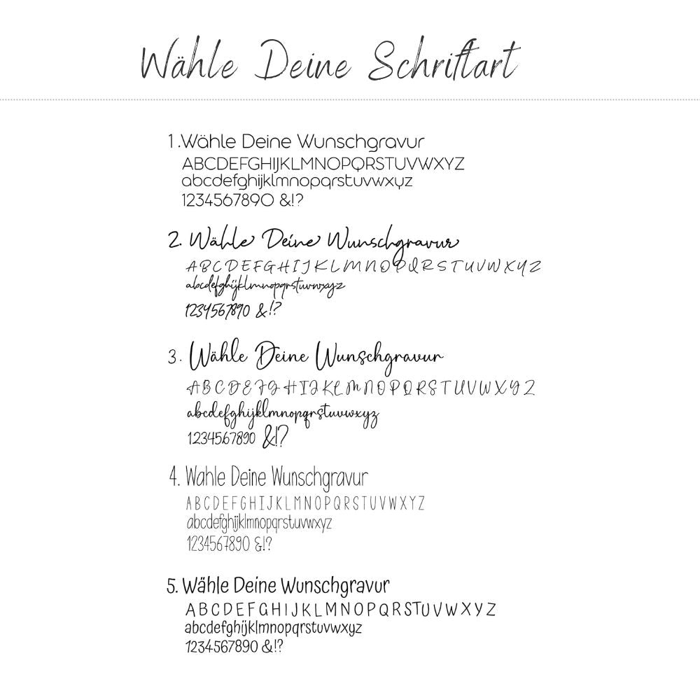 Halskette mit personalisierter Gravur und Geburtsstein