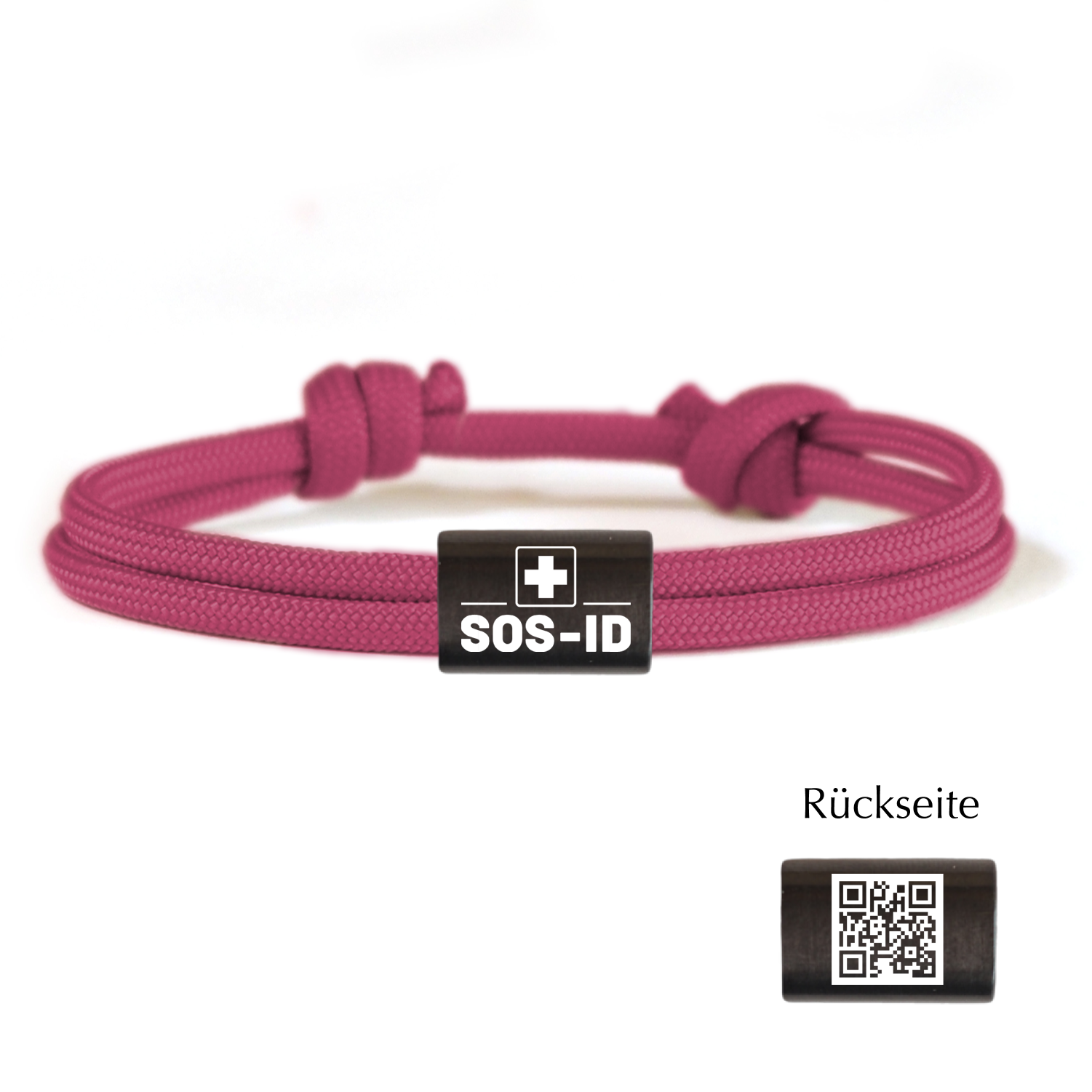 SOS-ID Notfall Segeltauarmband EXCLUSIVE