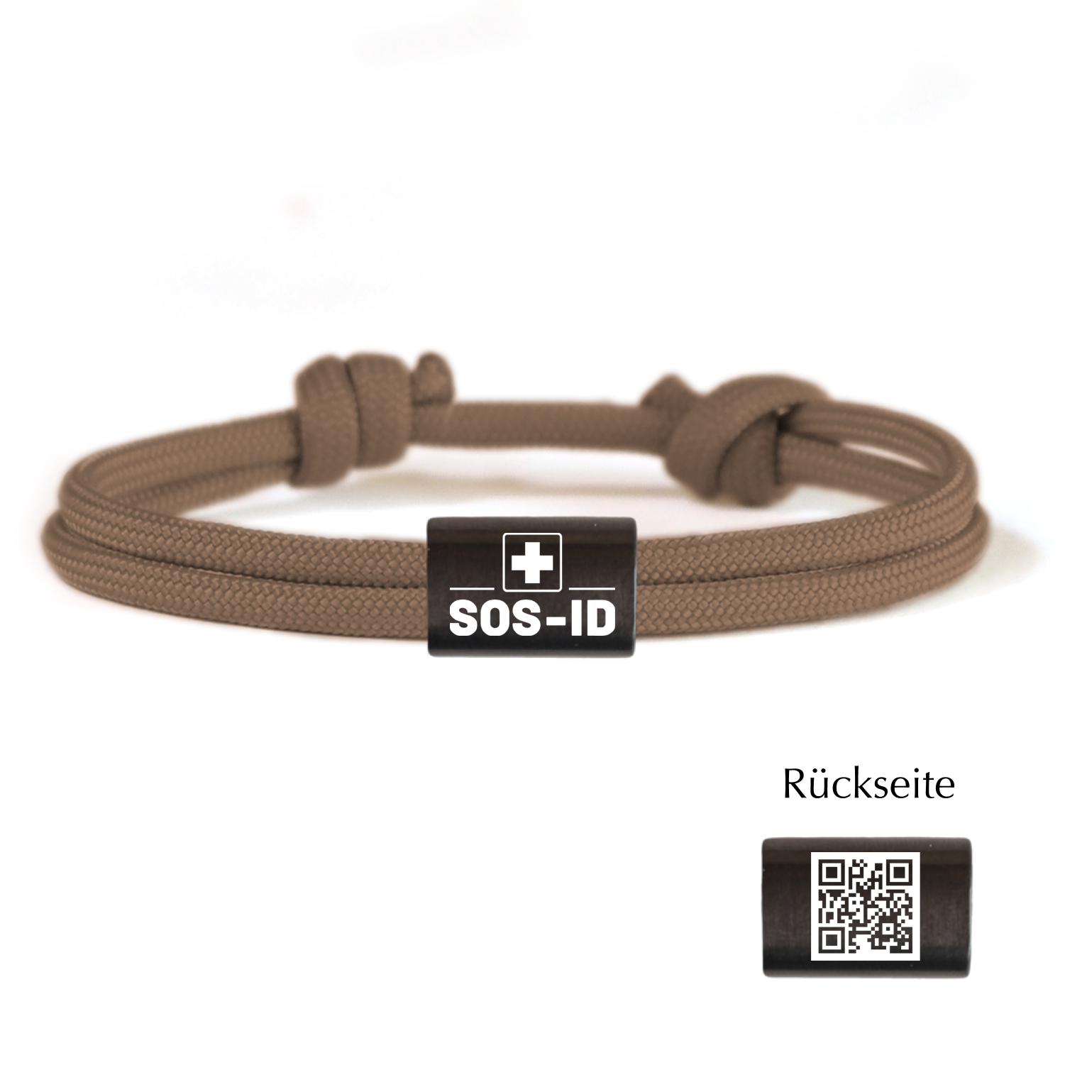 SOS-ID Notfall Segeltauarmband EXCLUSIVE