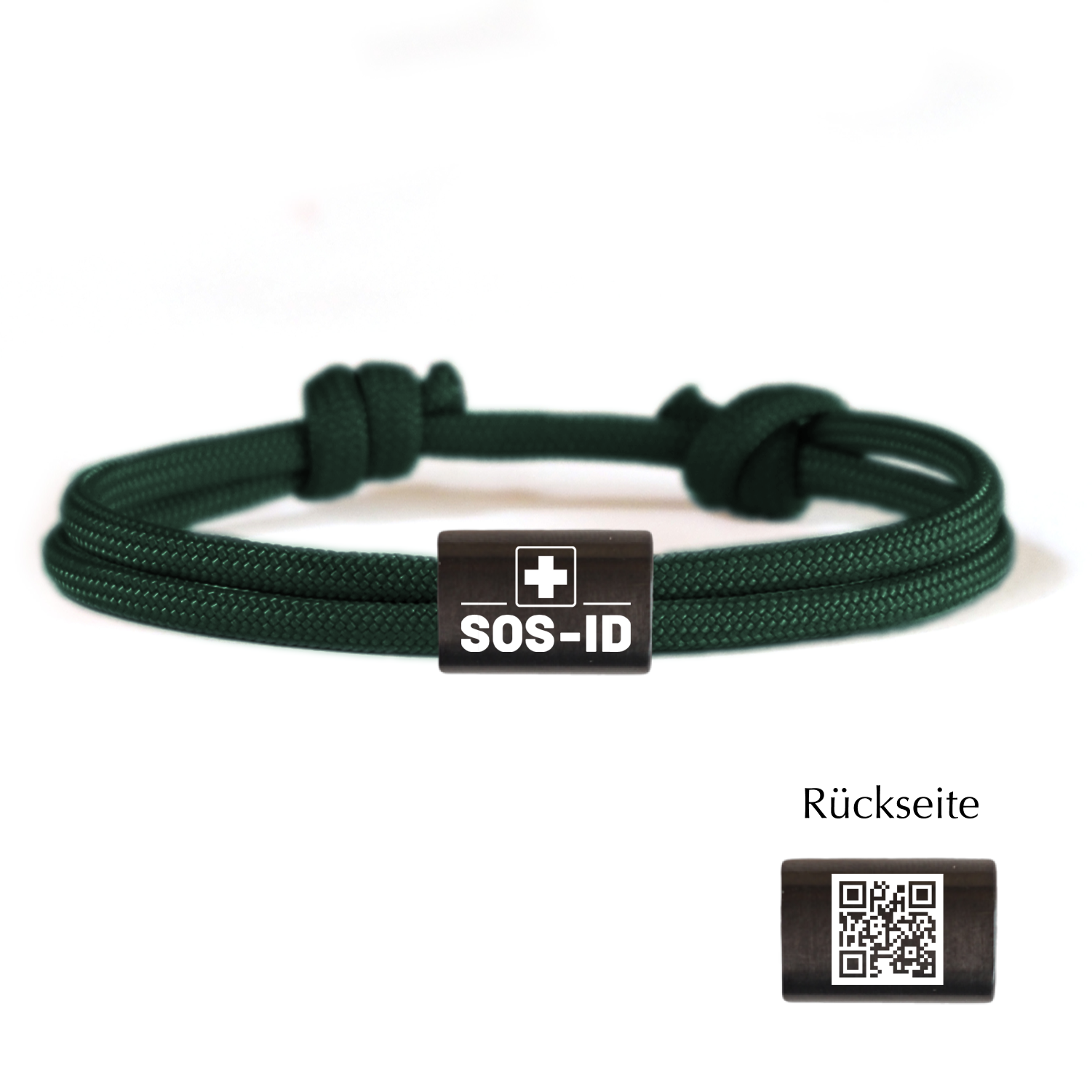 SOS-ID Notfall Segeltauarmband EXCLUSIVE