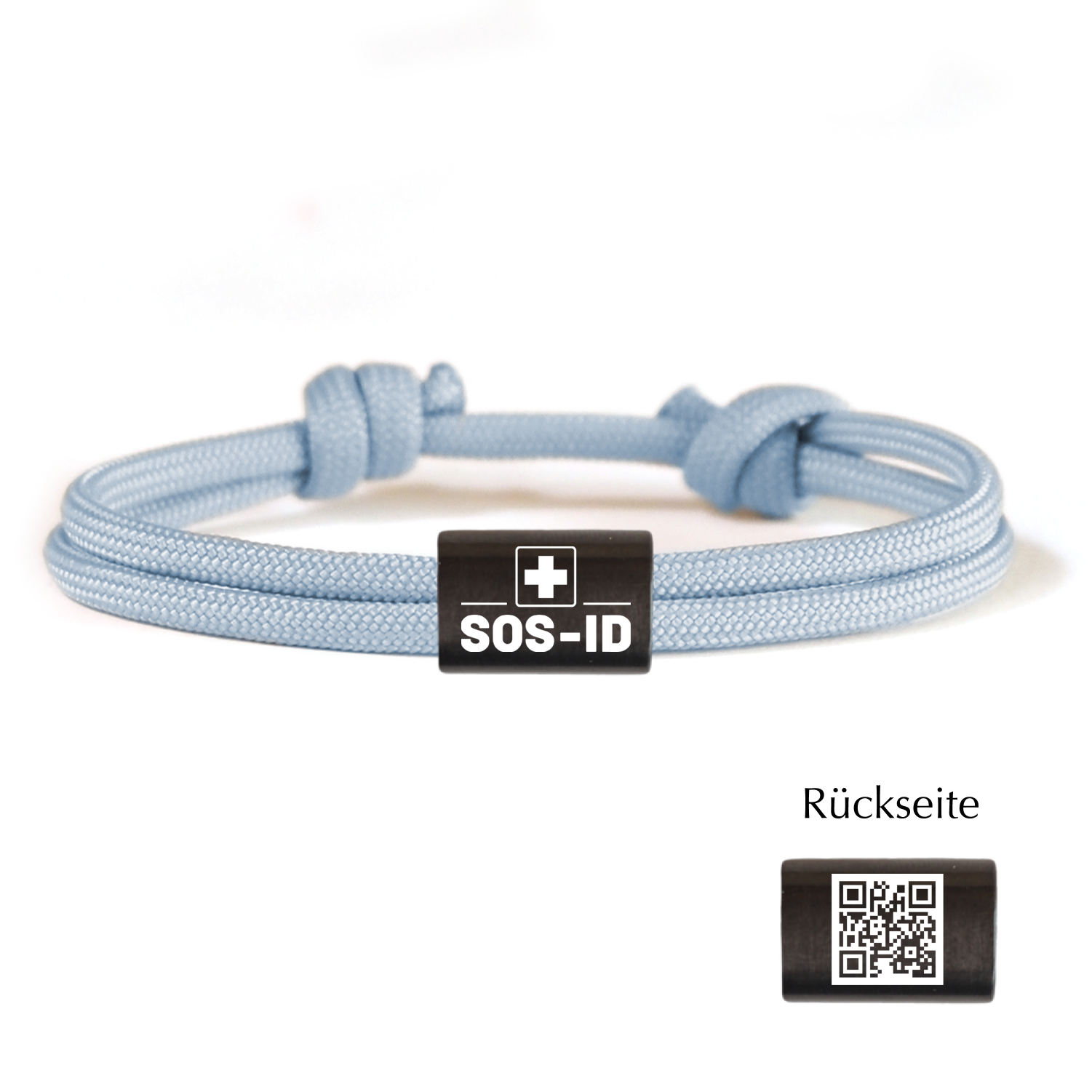 SOS-ID Notfall Segeltauarmband EXCLUSIVE