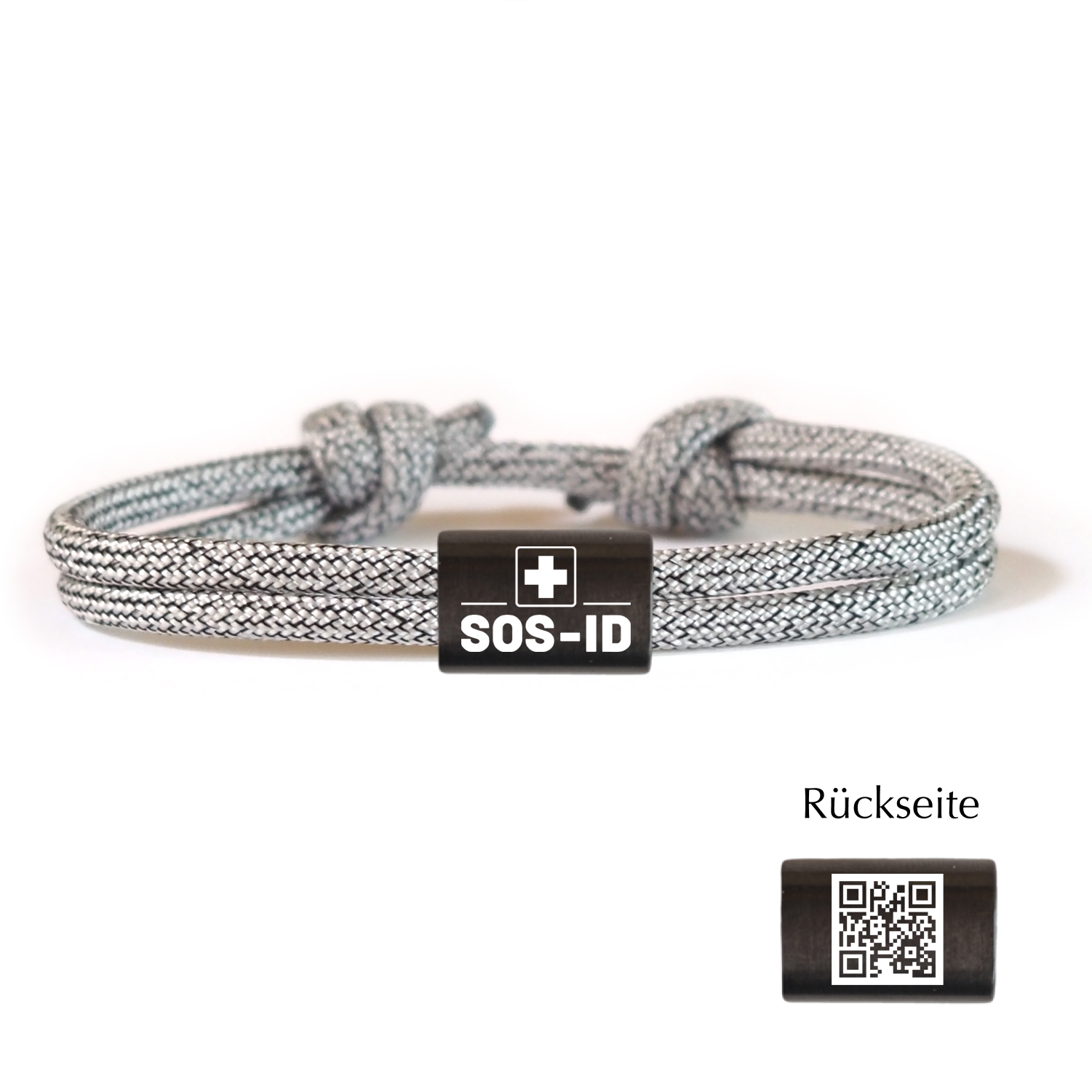 SOS-ID Notfall Segeltauarmband EXCLUSIVE