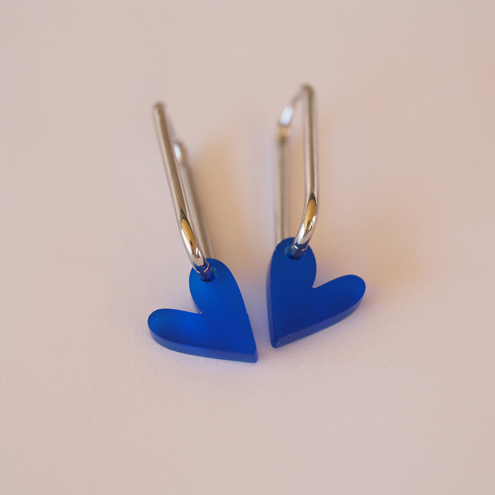 Acryl Ohrhänger Herz