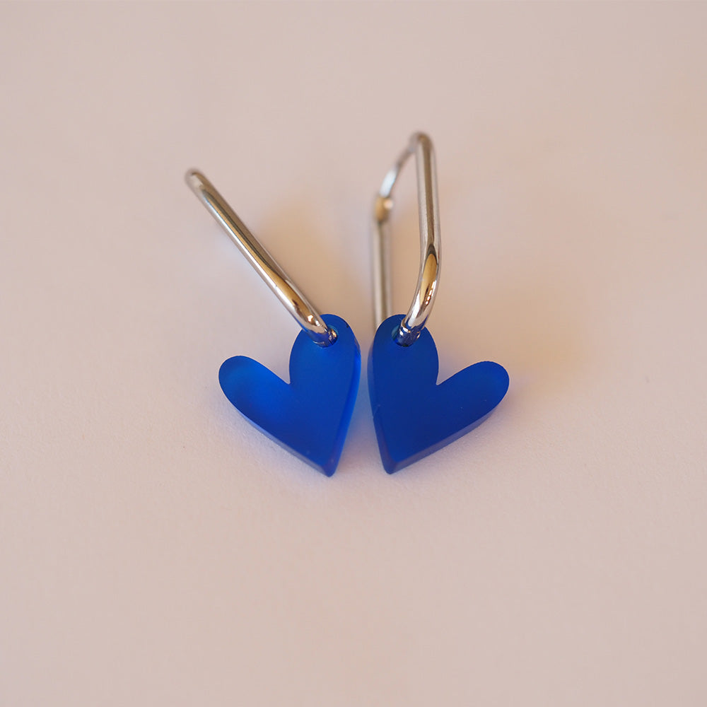 Acryl Ohrhänger Herz