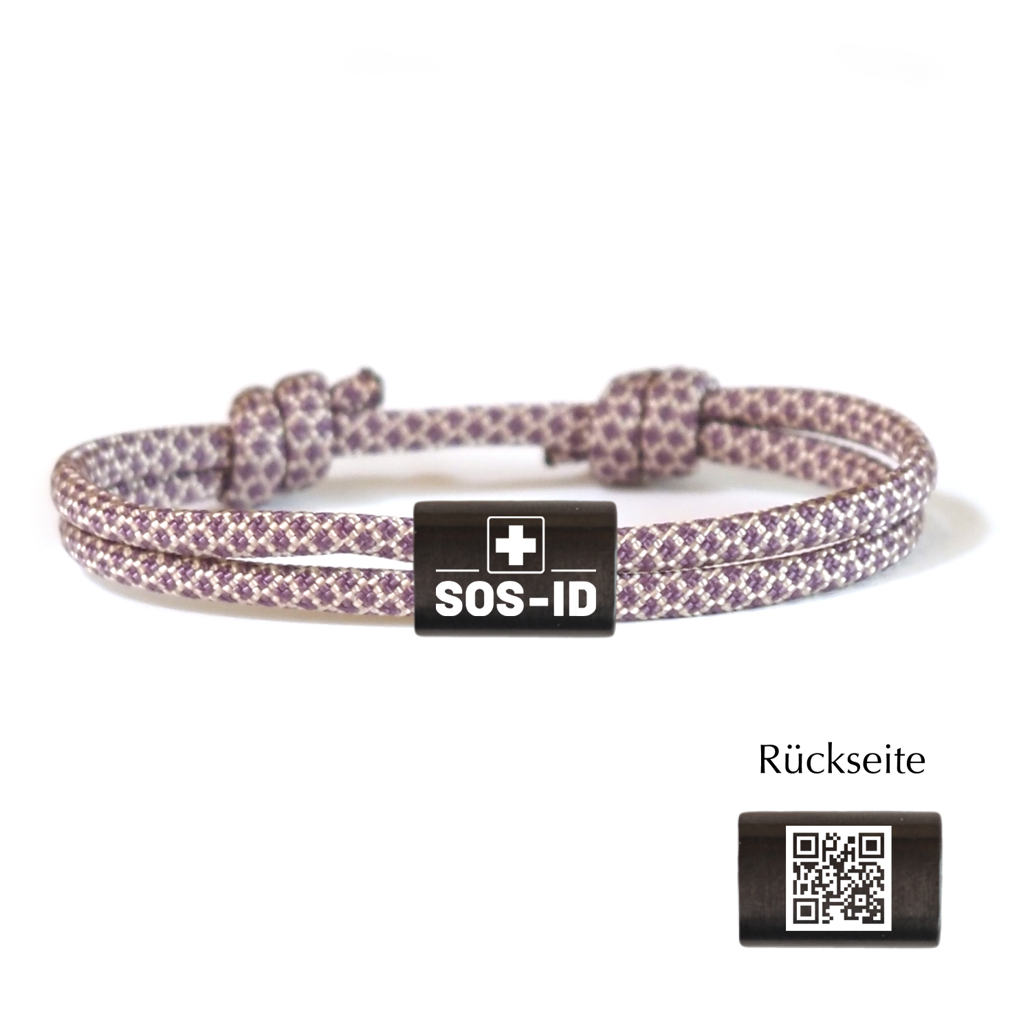 SOS-ID Notfall Segeltauarmband EXCLUSIVE