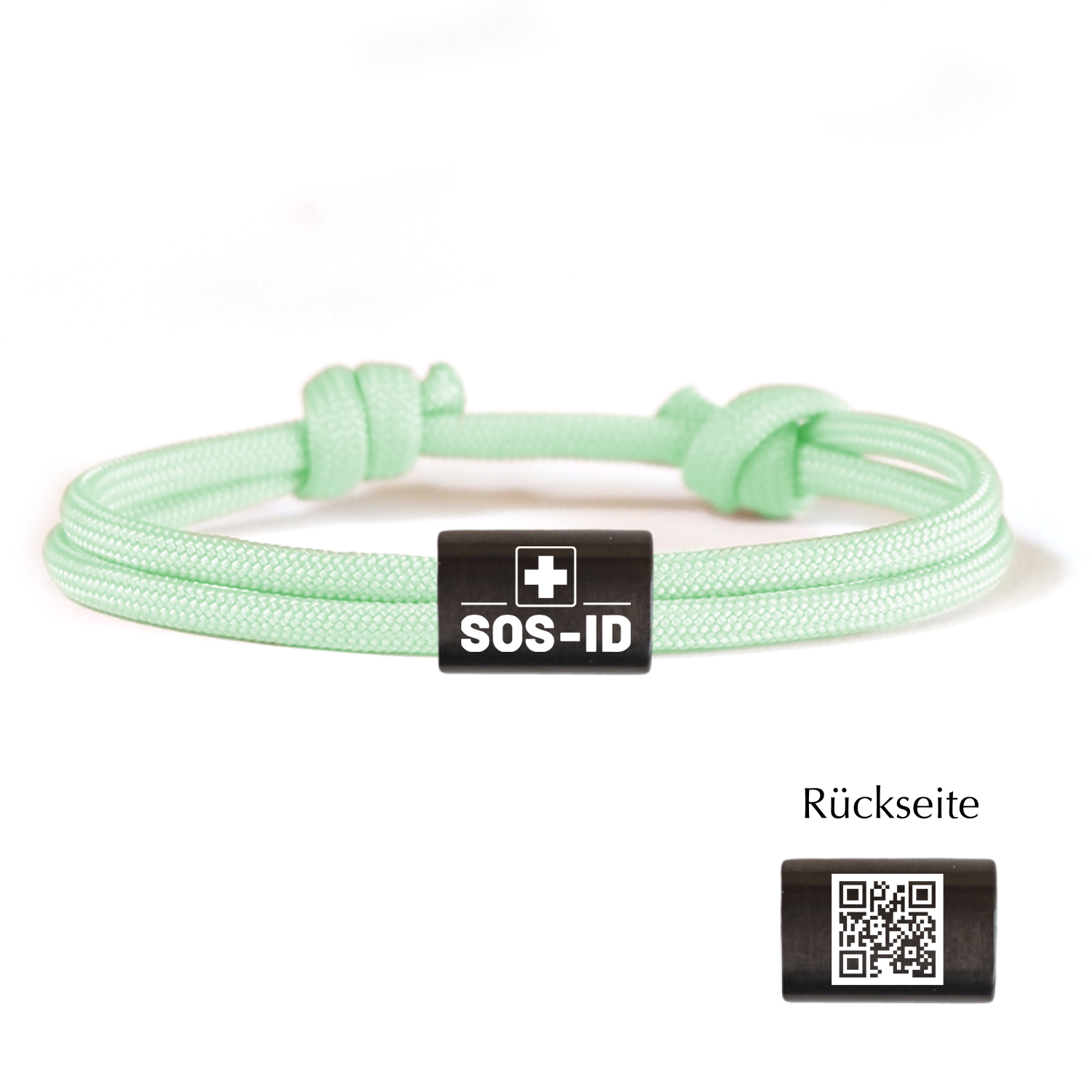 SOS-ID Notfall Segeltauarmband EXCLUSIVE