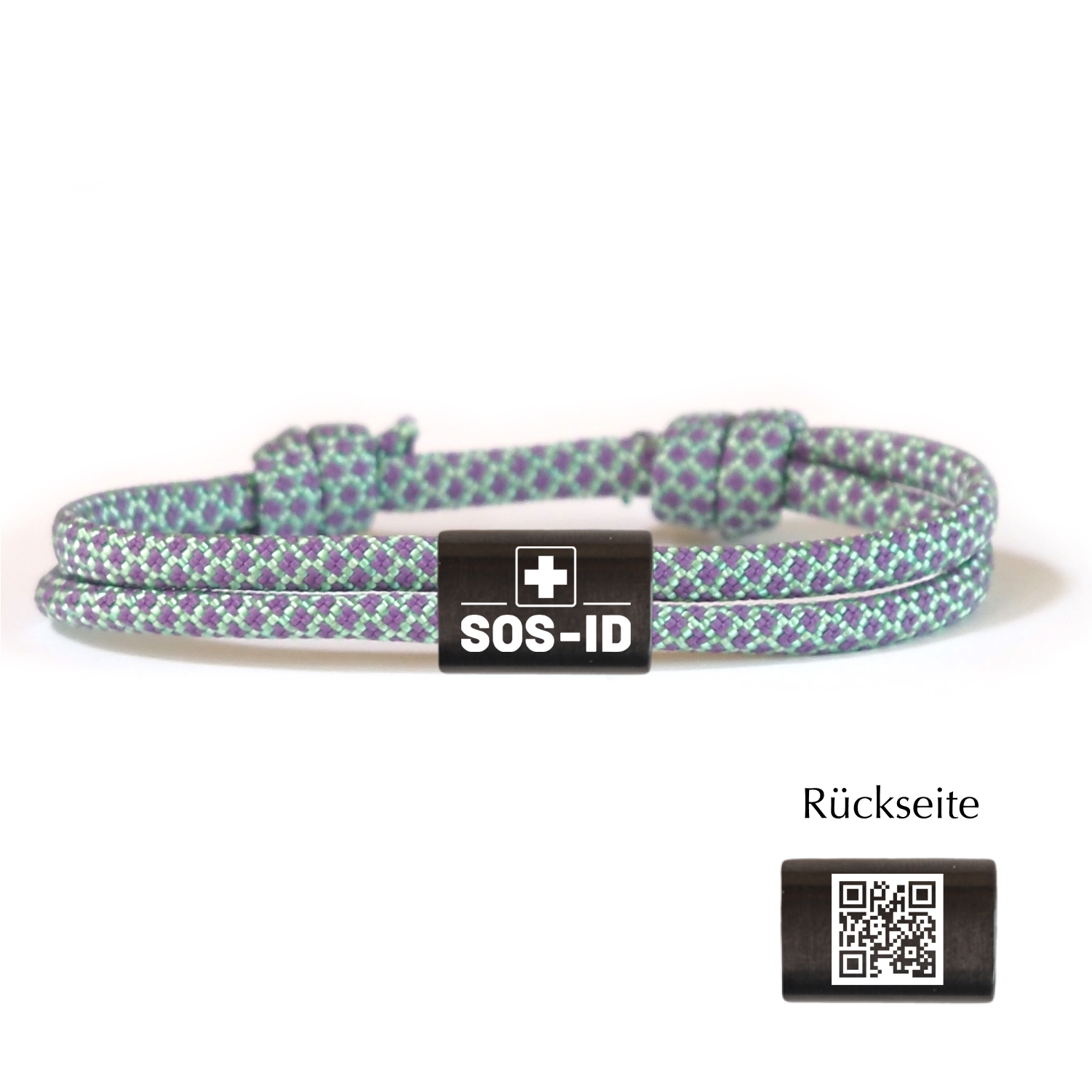 SOS-ID Notfall Segeltauarmband EXCLUSIVE