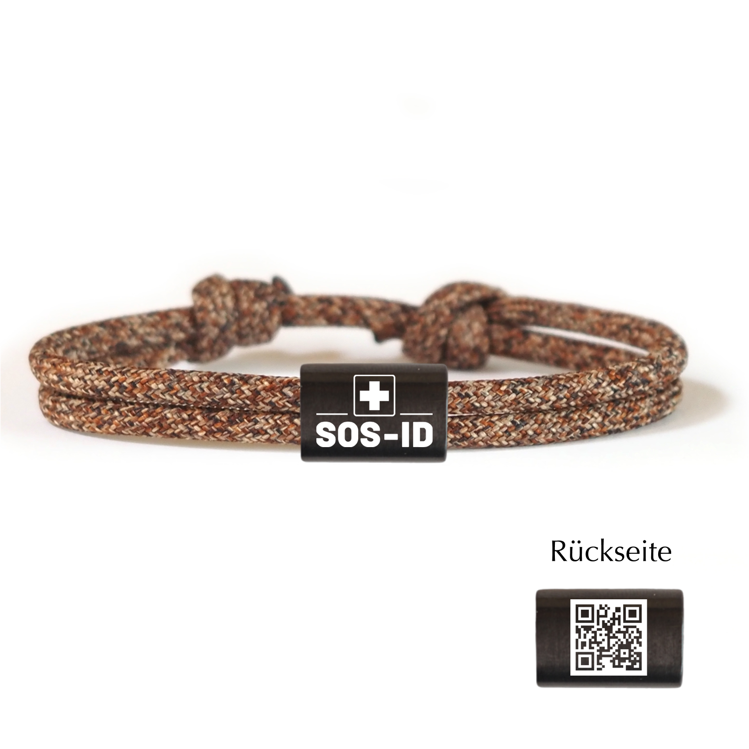 SOS-ID Notfall Segeltauarmband EXCLUSIVE