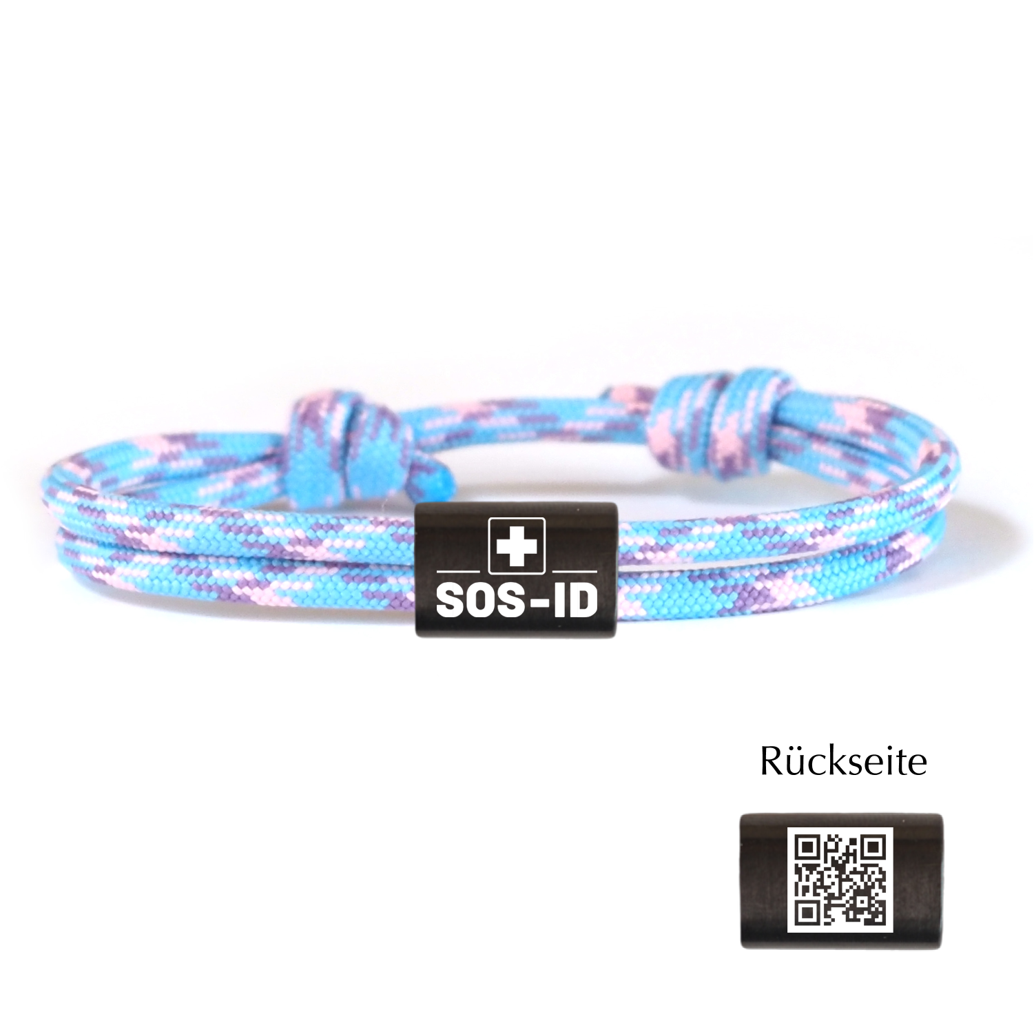 SOS-ID Notfall Segeltauarmband EXCLUSIVE