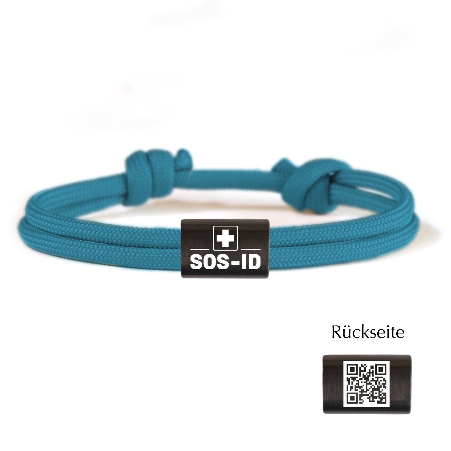 SOS-ID Notfall Segeltauarmband EXCLUSIVE