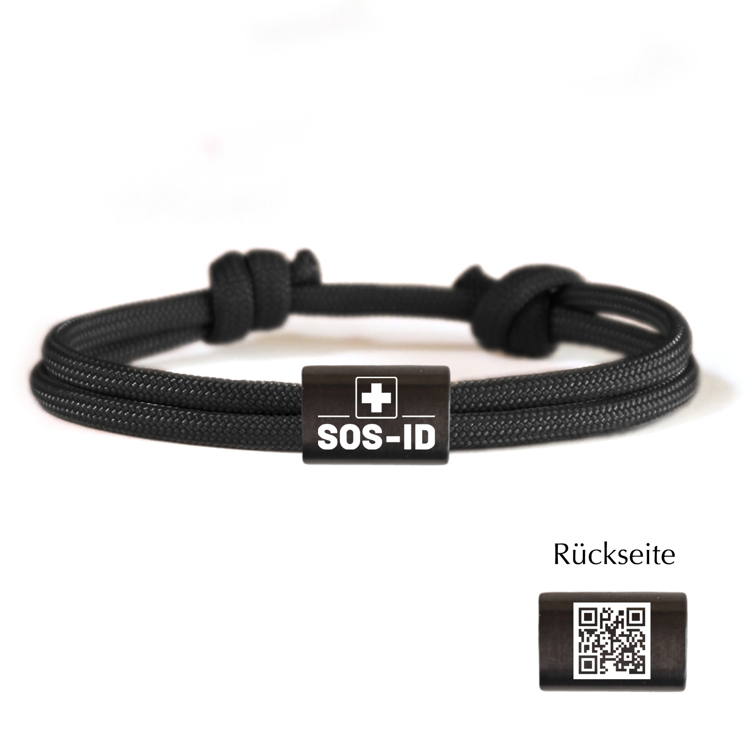 SOS-ID Notfall Segeltauarmband EXCLUSIVE
